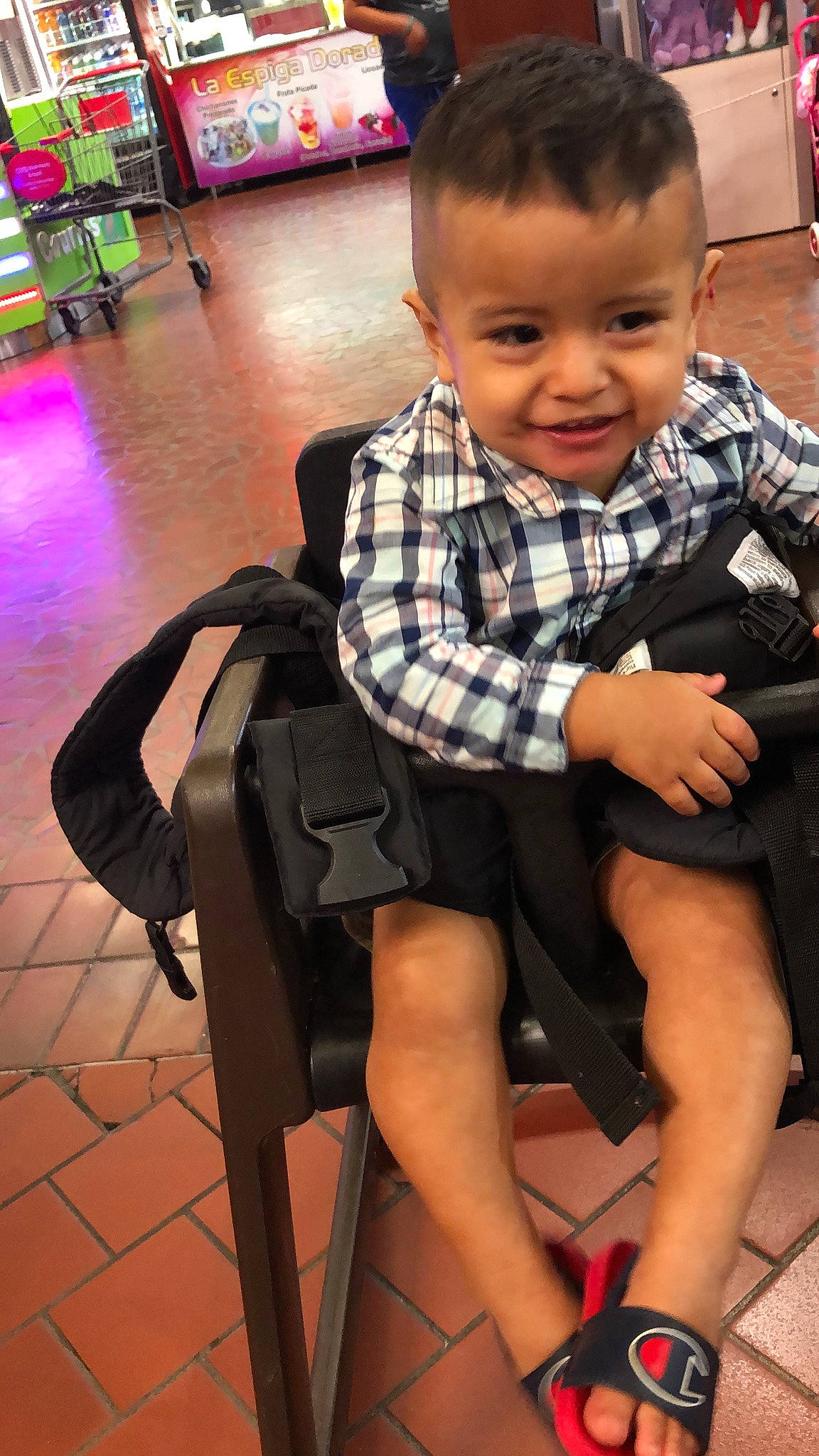 Joseph Pérez joined the competition — help win amazing prizes! chair, child, human_leg, lap, leg, person, sitting, thigh, toddler