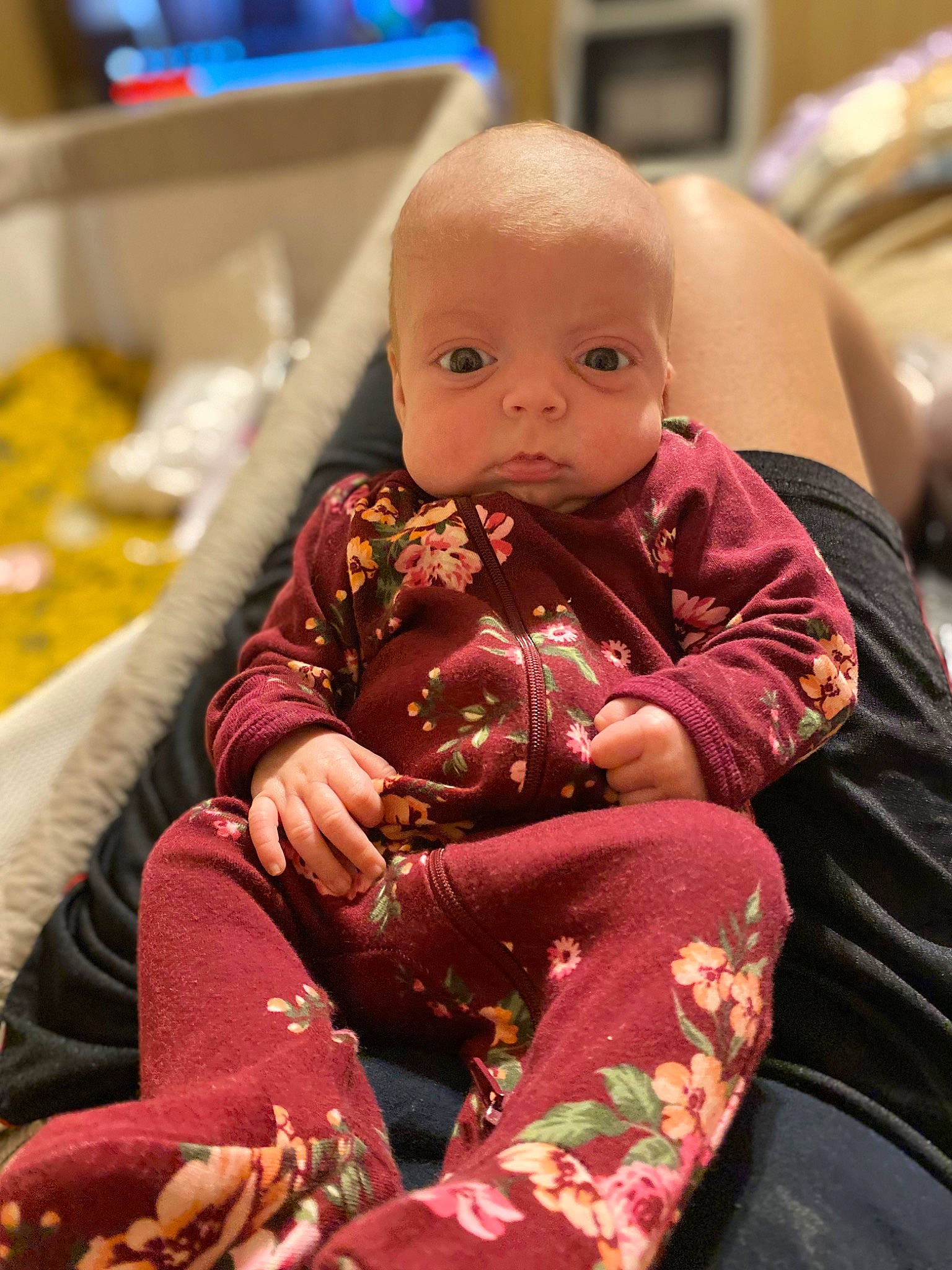 Brookelynn joined the competition — help win amazing prizes! baby, baby_toddler_clothing, carmine, cheek, child, comfort, event, fashion_design, fun, happy, jewellery, lap, magenta, pattern, people, person, pink, room, sitting, skin