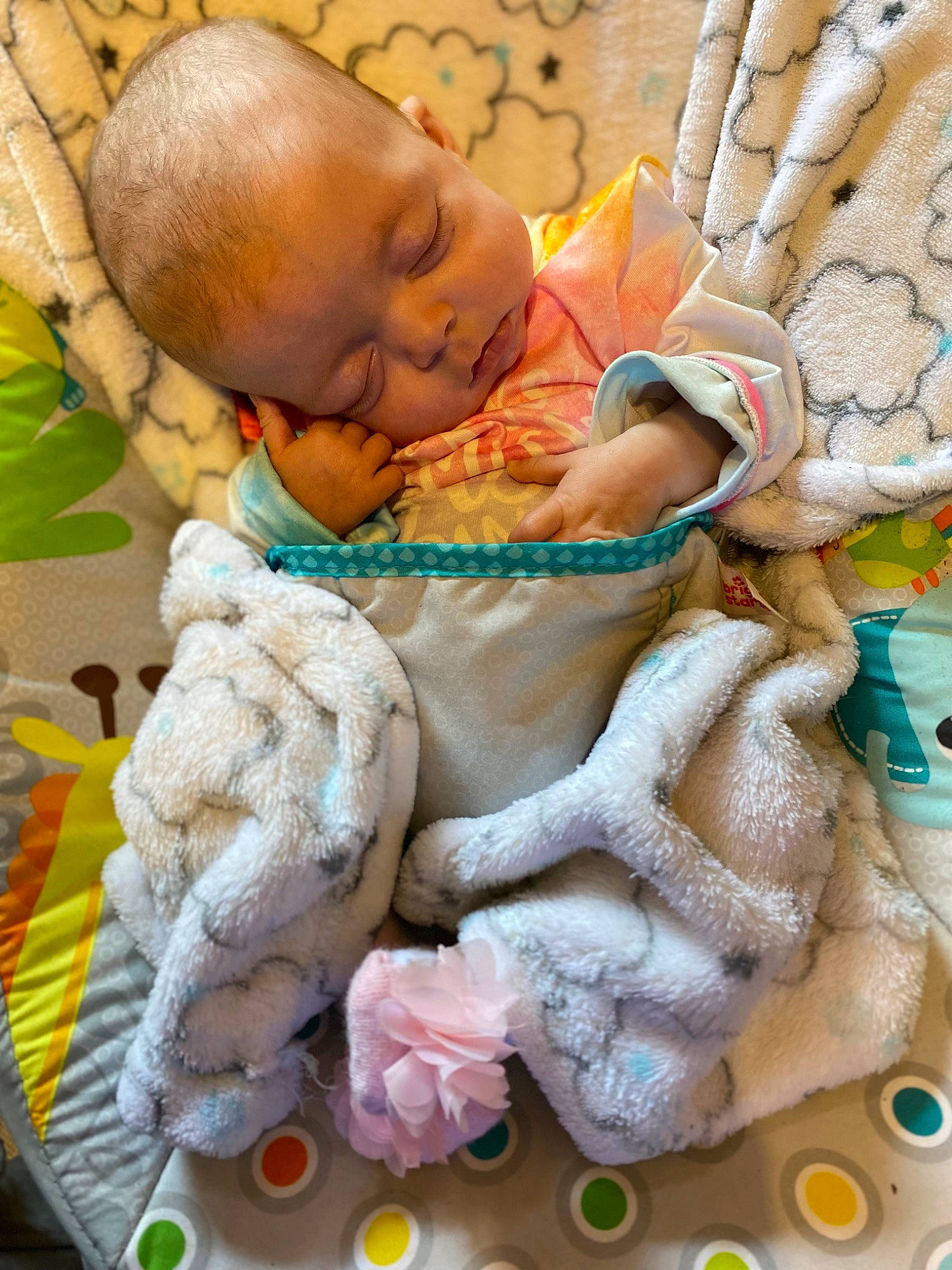 Brookelynn is registered to the contest to win money with this photo: baby, baby_products, baby_safety, baby_sleeping, baby_toddler_clothing, bedding, bedtime, blanket, child, comfort, linens, nap, pattern, peach, person, room, sleep, textile, thread, toddler