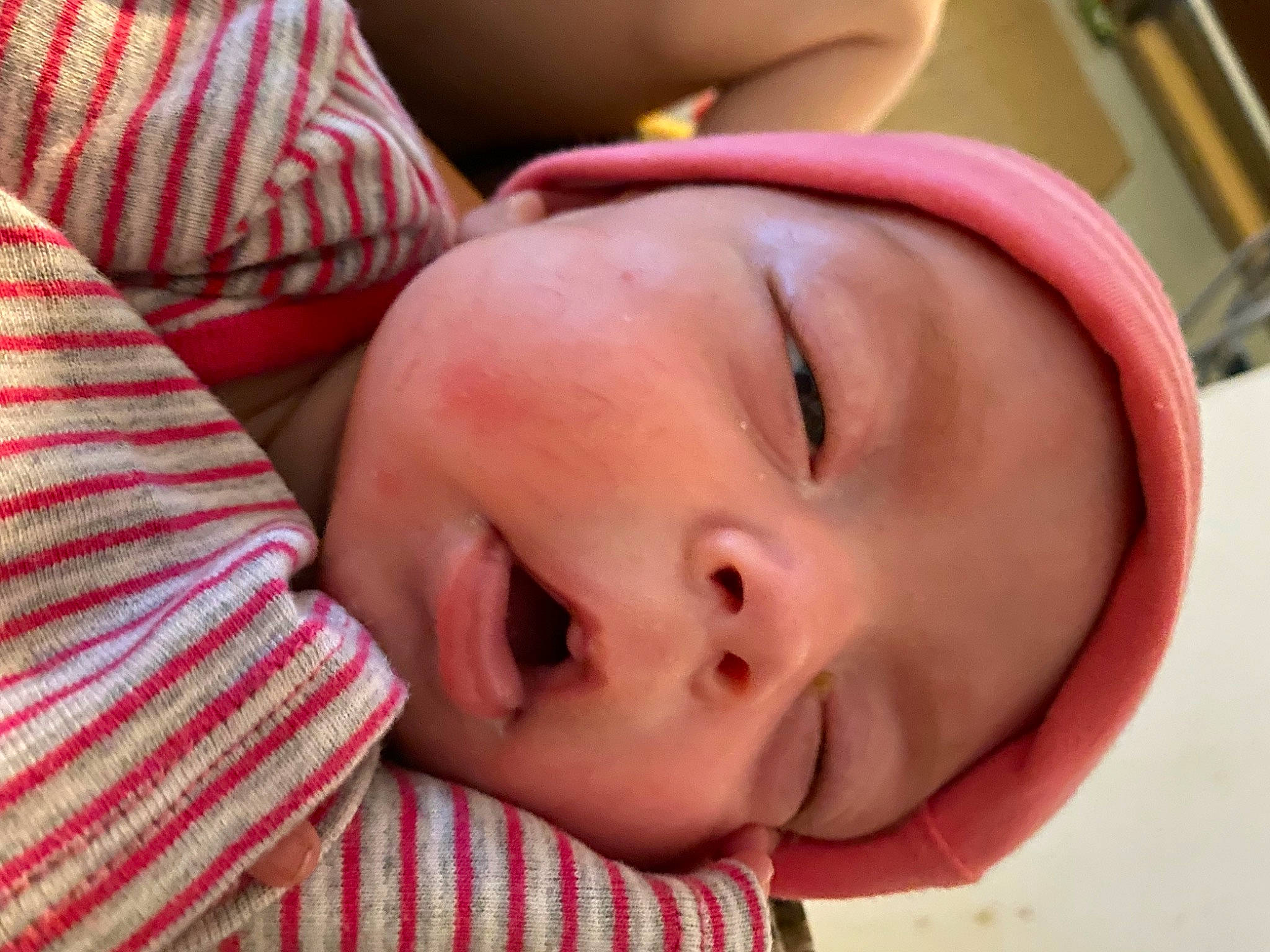 Brookelynn joined the competition — help win amazing prizes! baby, baby_sleeping, baby_toddler_clothing, bedtime, cheek, child, close_up, comfort, eyelash, happy, iris, kitchen_utensil, lip, mouth, nap, nose, pattern, person, skin, sleeve