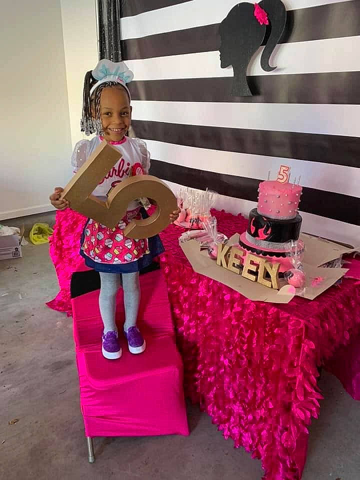 Keely joined the competition — help win amazing prizes! birthday, child, costume, joy, magenta, party, person, pink, table