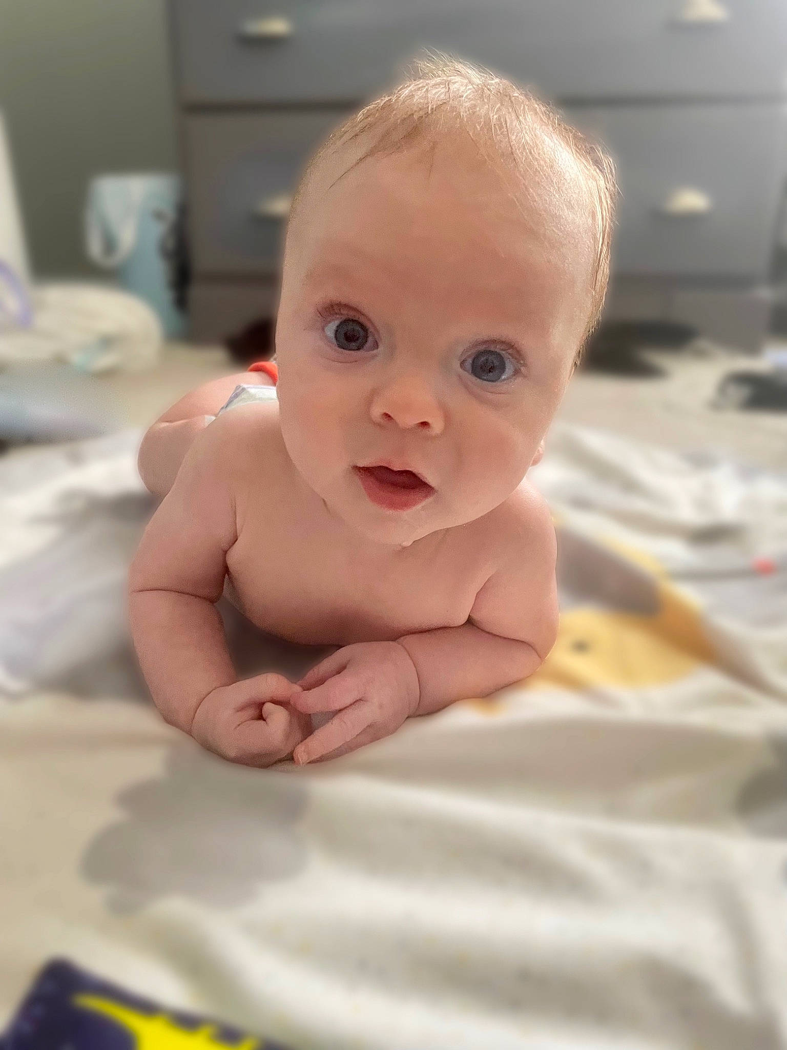 Bentley joined the competition — help win amazing prizes! arm, baby, baby_toddler_clothing, cheek, chest, chin, eyebrow, finger, flooring, gesture, happy, iris, lip, mouth, neck, nose, person, skin, sleeve, surprise