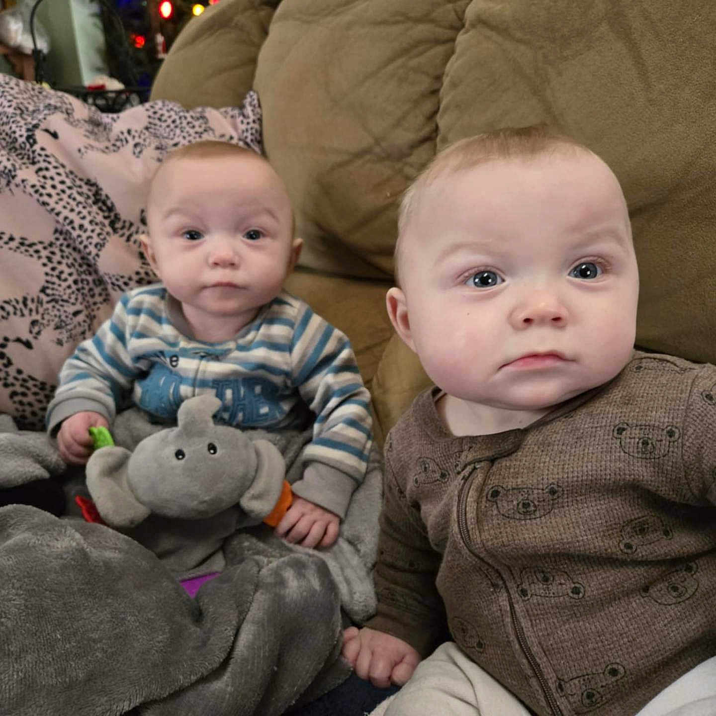 Tiernan is registered to the contest to win money with this photo: baby, blanket, clothing, couch, cushion, face, furniture, head, homedecor, indoors, linen, pants, people, person, photography, portrait, quilt, sitting, teddybear, toy