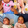 Sareya is registered to the contest to win money with this photo: baby, infant, child, onesie, cute, smile, indoor, portrait, happy, clothing, headwear, blanket, pillow, expression, lying_down, hands, face, closeup, playful, cozy