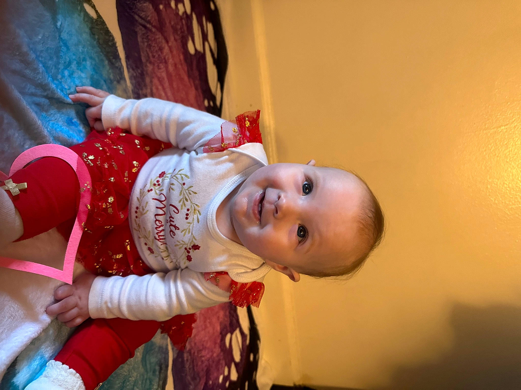 Khloe joined the competition — help win amazing prizes! arm, baby, baby_toddler_clothing, child, event, flash_photography, fun, happy, joy, laugh, party, pattern, person, portrait_photography, room, sitting, smile, toddler, tradition, tree