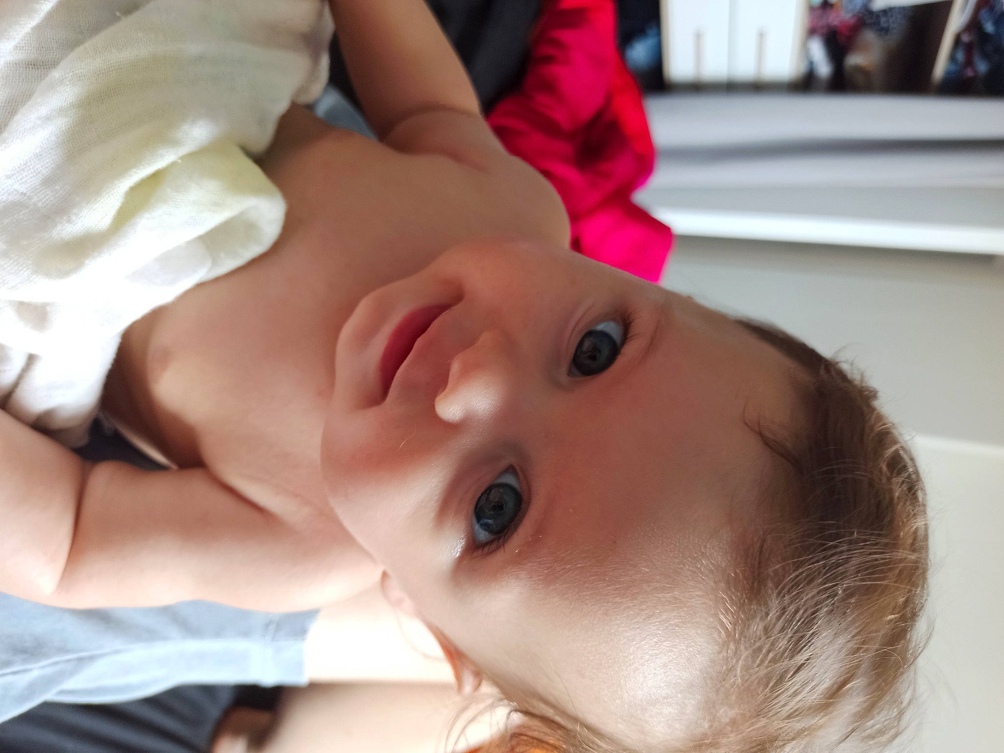 Aena participe au concours pour gagner de l'argent avec cette photo : baby, baby_toddler_clothing, cheek, child, close_up, comfort, eyebrow, eyelash, fun, happy, hat, headgear, lip, mouth, neck, nose, person, portrait_photography, product, skin