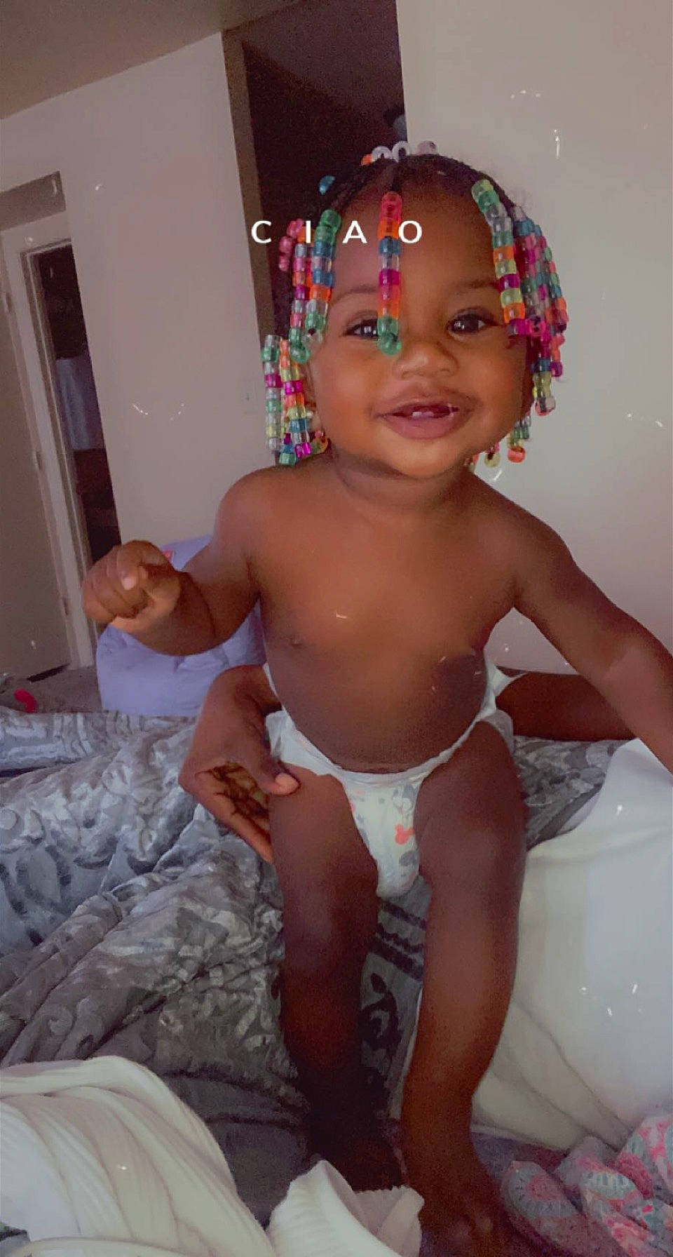 Laylah joined the competition — help win amazing prizes! baby, baby_toddler_clothing, bathing, cheek, chest, child, eye, fun, happy, head, headgear, joy, mouth, muscle, person, pink, skin, smile, thigh, toddler