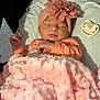Sierra participe au concours pour gagner de l'argent avec cette photo : baby, sleeping, blanket, pink, headband, flower, stroller, infant, peaceful, soft, clothing, child, cute, resting, cozy, portrait, indoors, person, toddler, pacifier