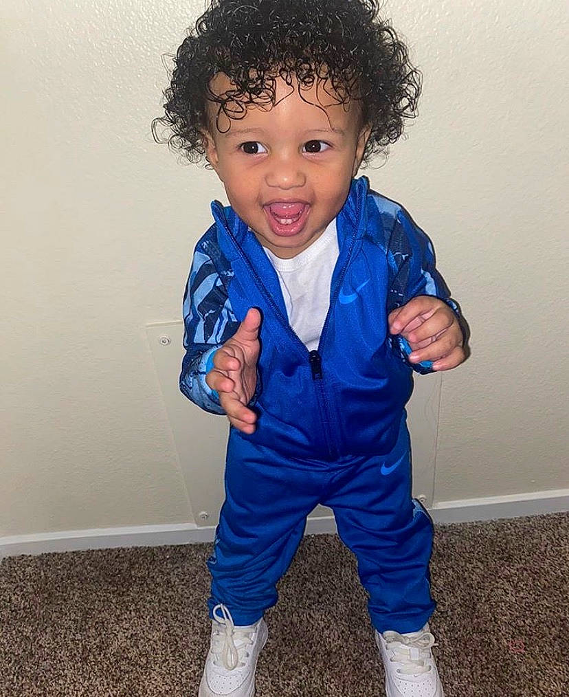 Amir joined the competition — help win amazing prizes! blue, cheek, child, clothing, cool, denim, electric_blue, face, hair, hairstyle, head, jacket, jeans, outerwear, person, smile, standing, suit, t_shirt, toddler