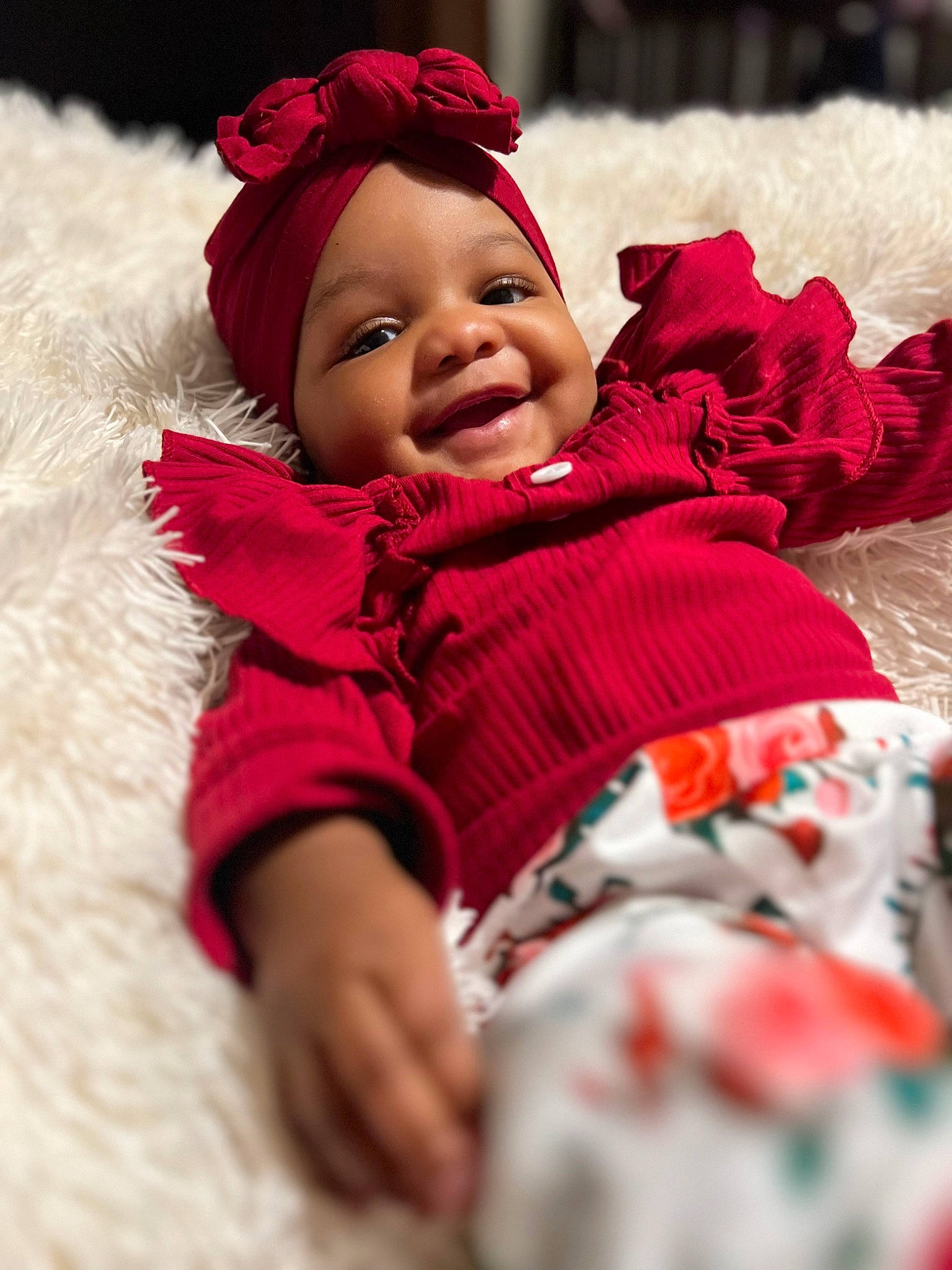 Heavenly joined the competition — help win amazing prizes! baby, baby_toddler_clothing, cap, carmine, child, comfort, face, fun, fur, grass, happy, headwear, linens, magenta, pattern, person, petal, pink, skin, sleeve
