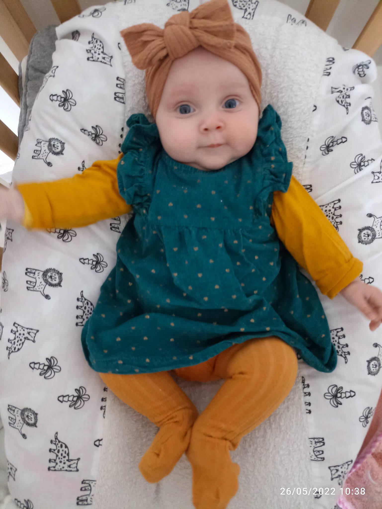 Julianna participe au concours pour gagner de l'argent avec cette photo : arm, baby_toddler_clothing, cheek, child, doll, eye, eyelash, hair, headwear, iris, joint, neck, outerwear, pattern, person, pink, product, skin, sleeve, textile