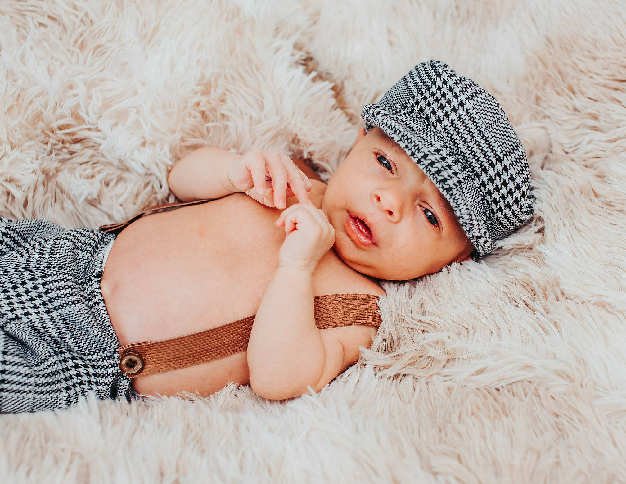 Matteo joined the competition — help win amazing prizes! baby, baby_sleeping, baby_toddler_clothing, brown_hair, cap, child, comfort, eyelash, fashion_accessory, flash_photography, fur, grass, happy, headwear, jewellery, knit_cap, lip, pattern, person, skin