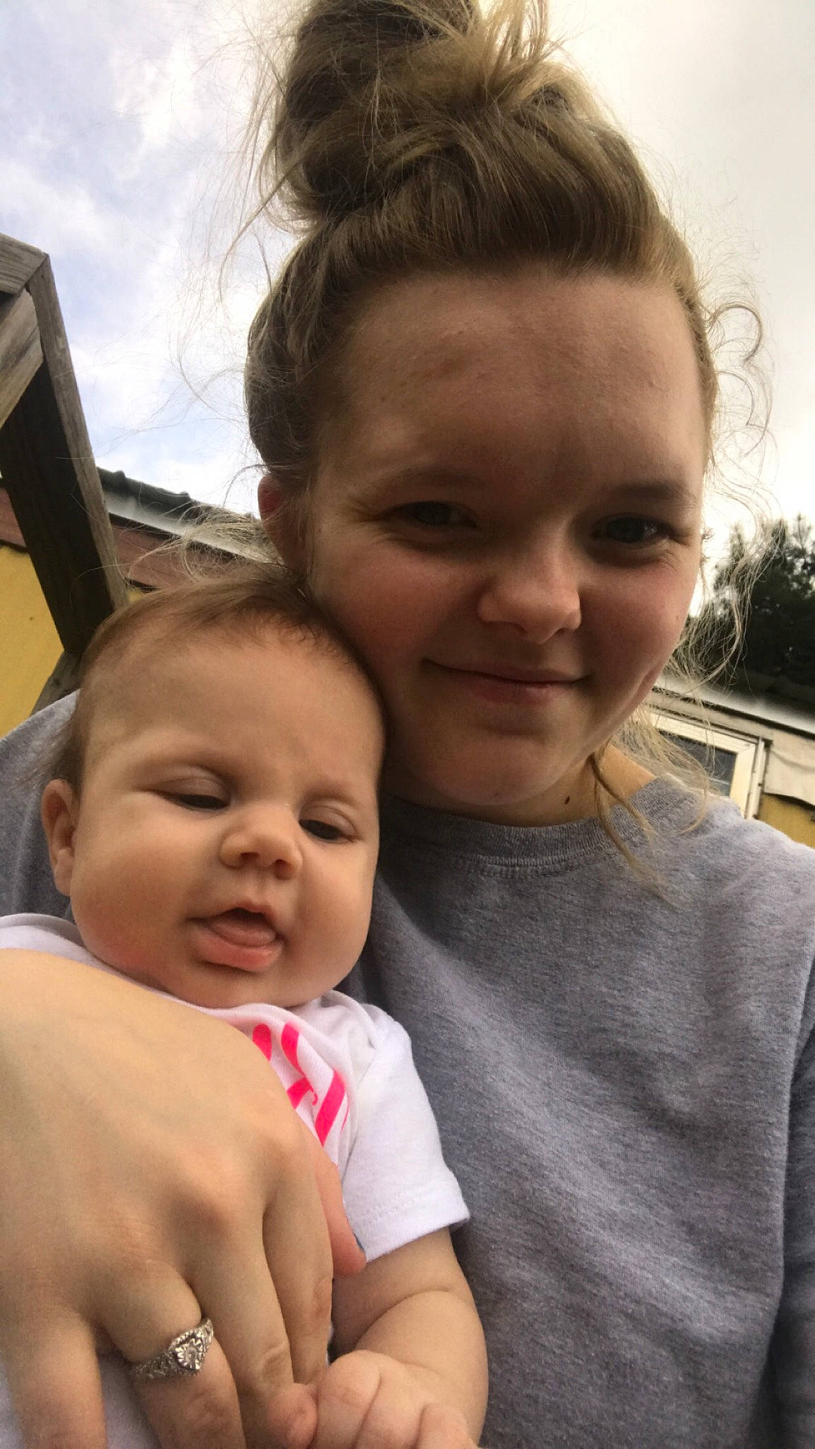 Savanah is registered to the contest to win money with this photo: baby, cheek, child, daughter, face, forehead, fun, gesture, happy, joy, mother, nose, people, person, photography, selfie, skin, smile, toddler, vacation