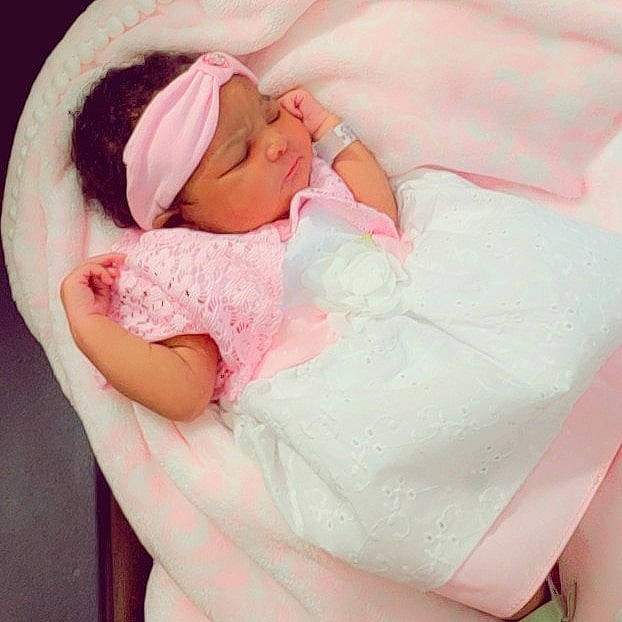 Syla joined the competition — help win amazing prizes! baby_products, bed, child, girl, hair_accessory, headwear, infant, person, product, skin, sleep