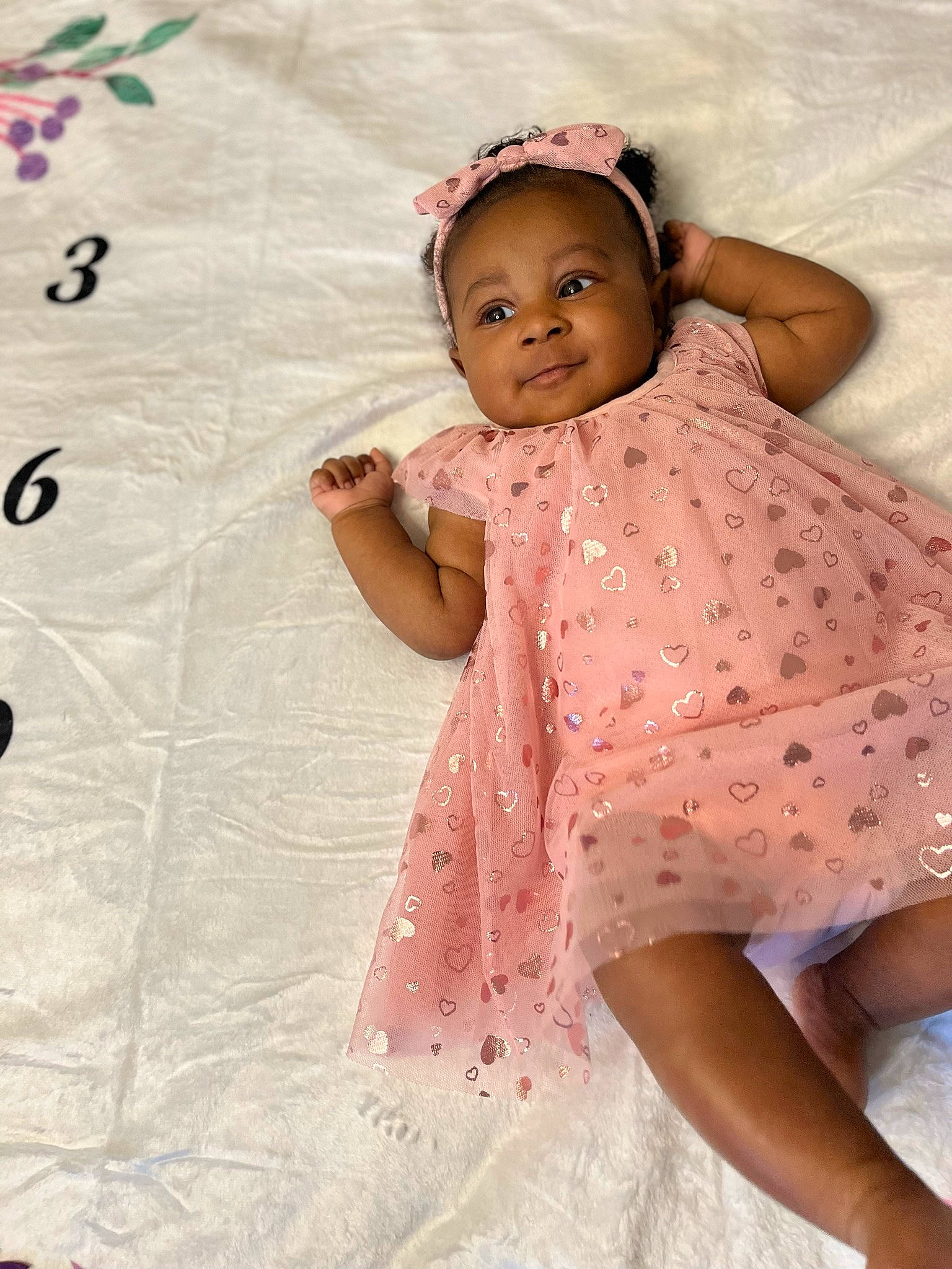 Kaylen joined the competition — help win amazing prizes! baby, baby_toddler_clothing, cheek, child, comfort, day_dress, design, dress, finger, happy, linens, magenta, pattern, person, pink, skin, sleeve, smile, t_shirt, textile