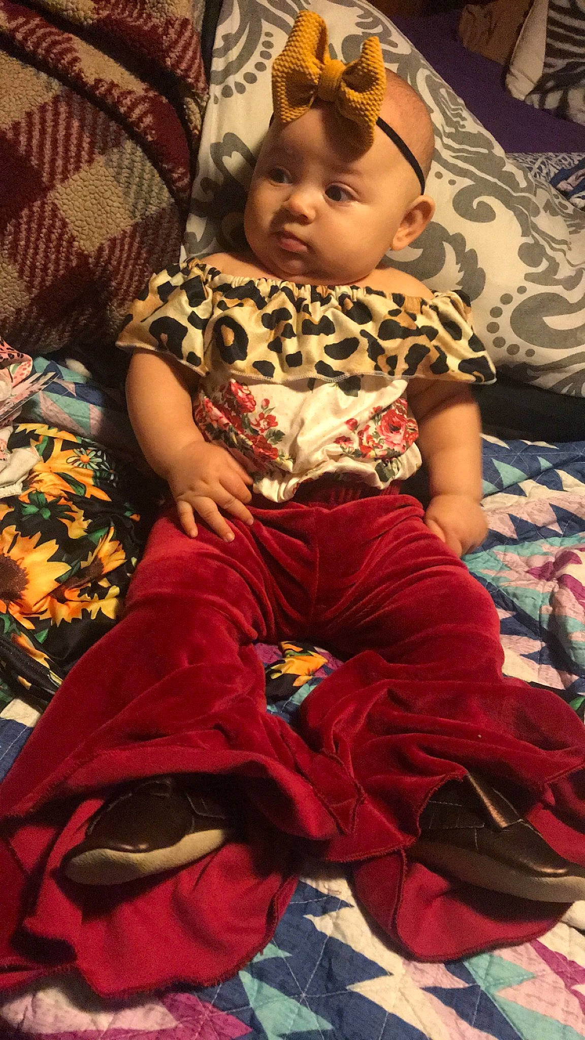 Skylynn Grace is registered to the contest to win money with this photo: baby, child, person, sitting, toddler