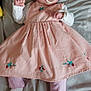 Sadie-Mae joined the competition — help win amazing prizes! baby, infant, pacifier, headband, flower, pink_dress, embroidered, blanket, lying_down, cute, child, sleepy, soft_texture, white_socks, indoor, portrait, small_hands, peaceful, cozy, clothing