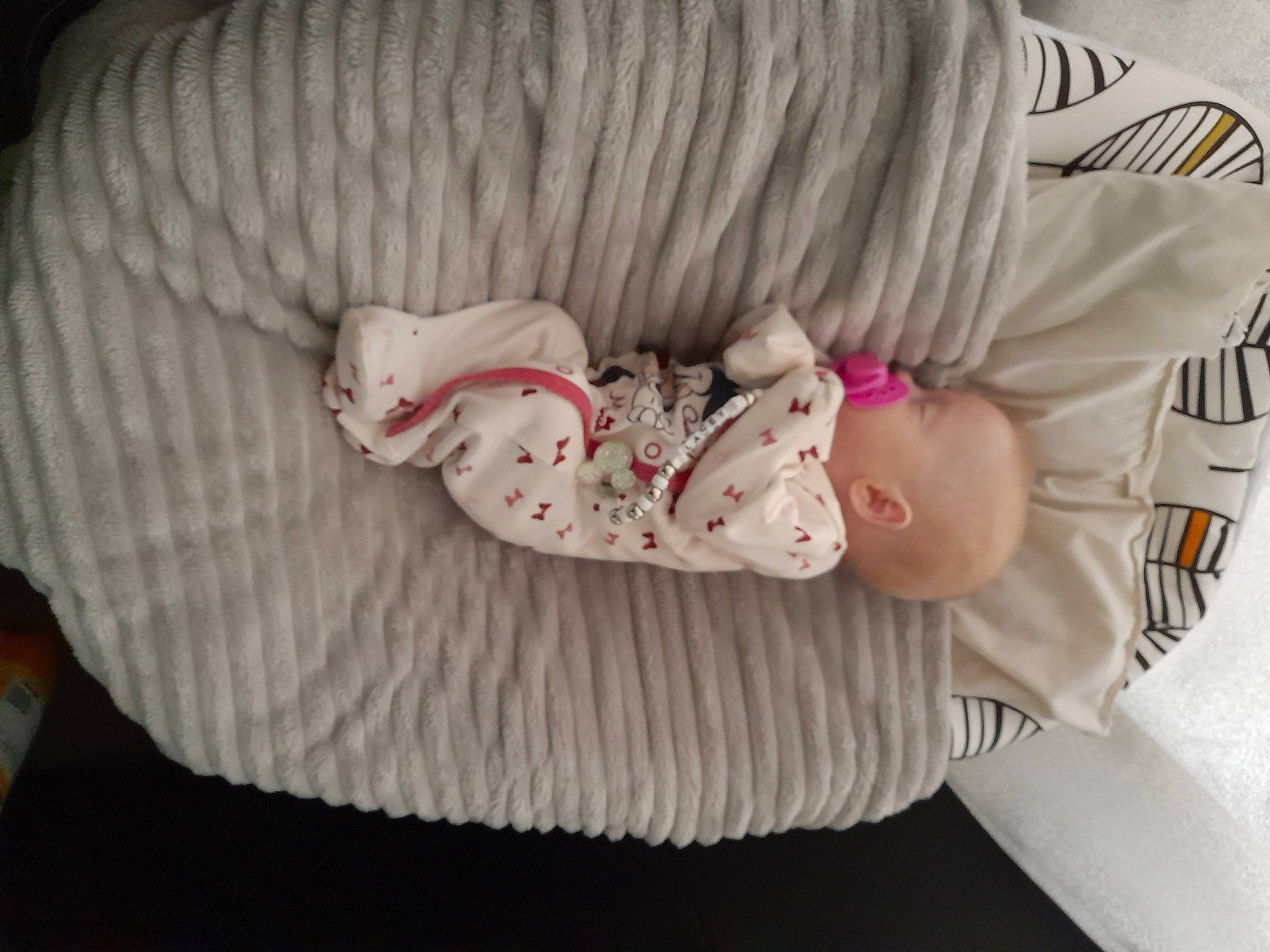 Lacey joined the competition — help win amazing prizes! baby, baby_products, baby_sleeping, baby_toddler_clothing, bedtime, carmine, child, comfort, fashion_accessory, font, fur, head, linens, nap, pattern, person, sitting, sleep, sleeve, toddler