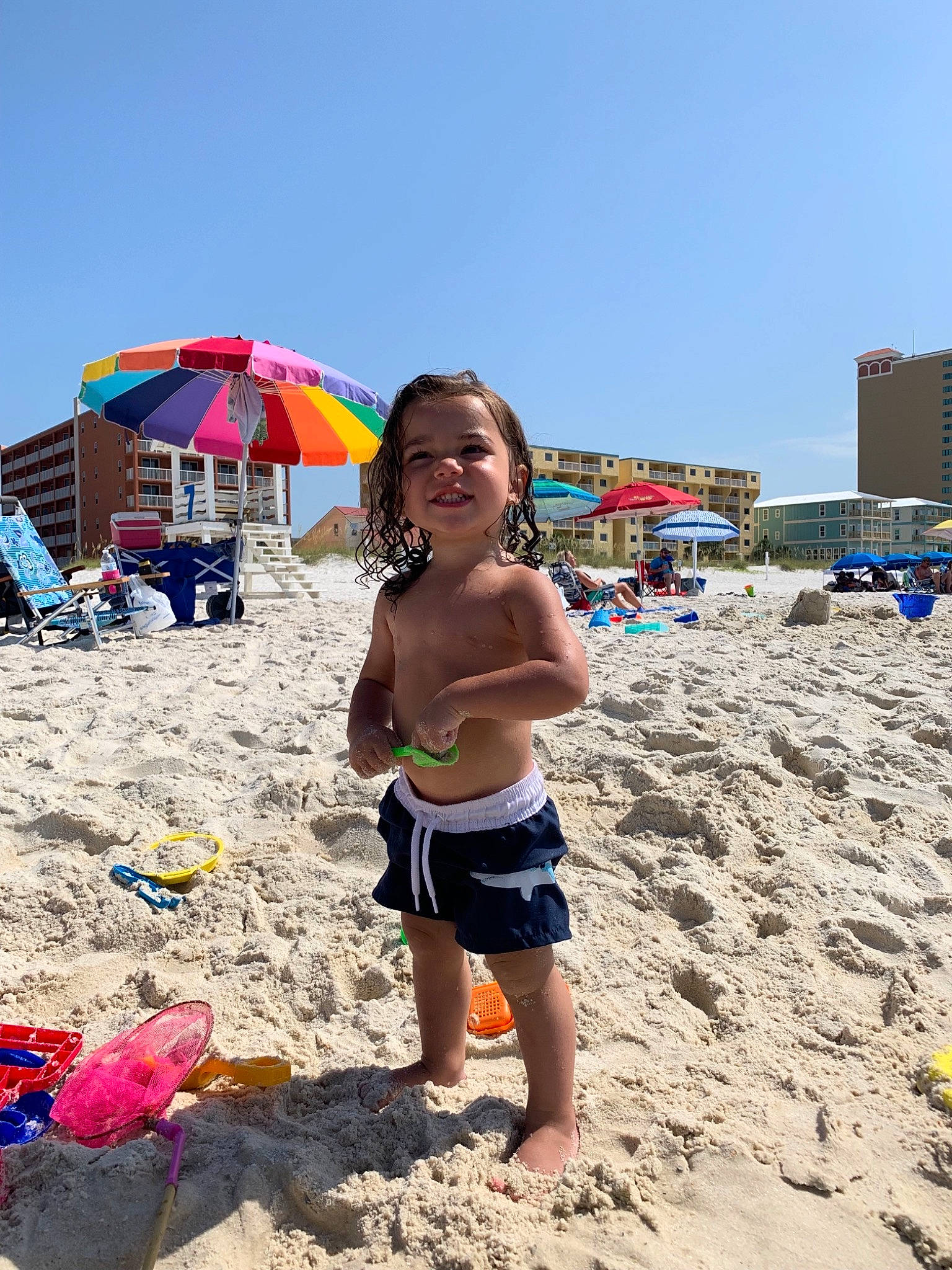 Taige is registered to the contest to win money with this photo: barechested, beach, coast, fun, holiday, joy, person, play, sand, shorts, spring_break, summer, sun_tanning, swimwear, tourism, trunks, vacation