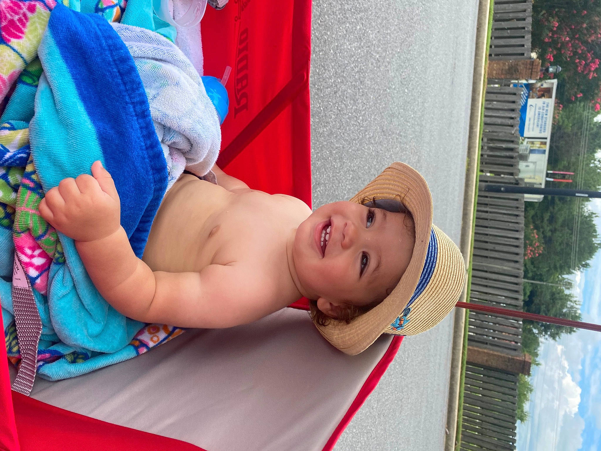 Zayne joined the competition — help win amazing prizes! abdomen, baby, black_hair, cheek, chest, child, headwear, joy, leg, leisure, mouth, muscle, neck, person, skin, summer, toddler, trunk, vacation