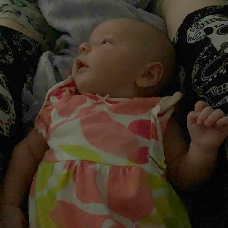 Ambriella joined the competition — help win amazing prizes! baby, baby_sleeping, baby_toddler_clothing, bed, bedding, bedtime, cheek, child, comfort, eye, finger, grass, head, linens, mouth, pattern, room, skin, textile, toddler