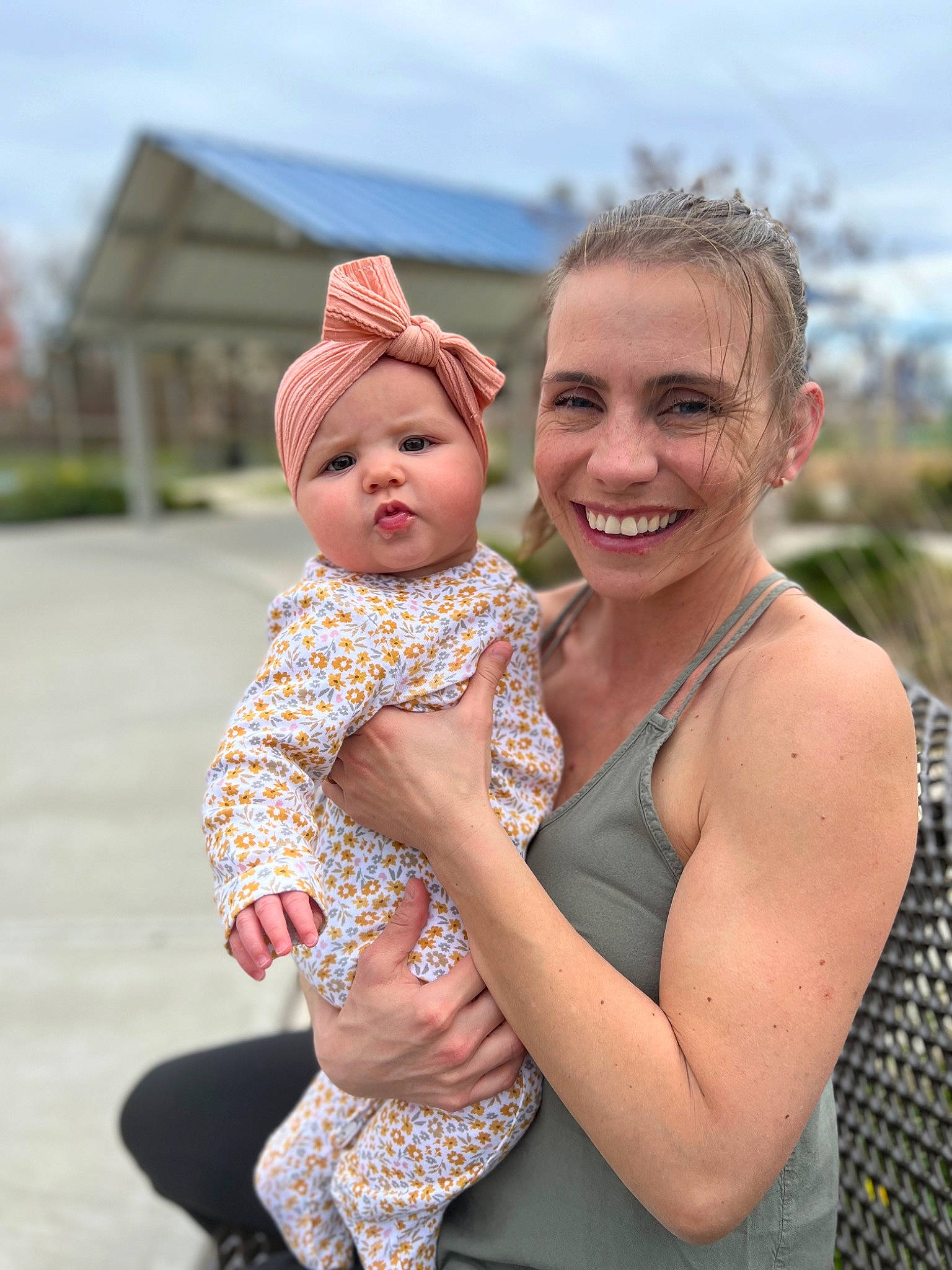 Cecilia joined the competition — help win amazing prizes! arm, baby, baby_toddler_clothing, event, face, facial_expression, fun, gesture, grass, happy, hat, headwear, joy, leisure, people, people_in_nature, person, photograph, recreation, skin