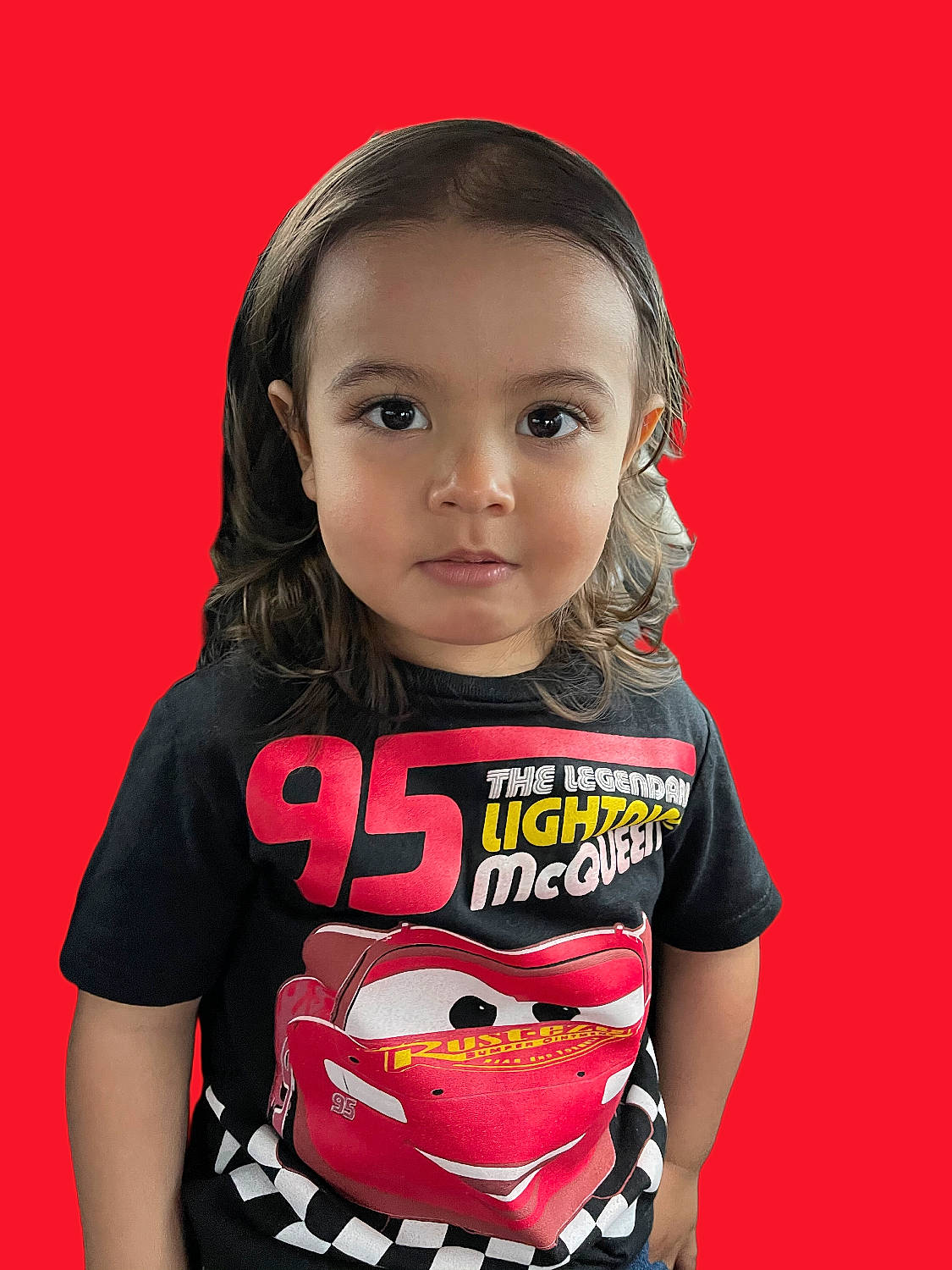 Nicholas Daniel Aguirre joined the competition — help win amazing prizes! active_shirt, baby_toddler_clothing, black_hair, child, chin, facial_expression, fictional_character, font, fun, hairstyle, happy, lip, logo, magenta, neck, pattern, person, sleeve, t_shirt, toddler