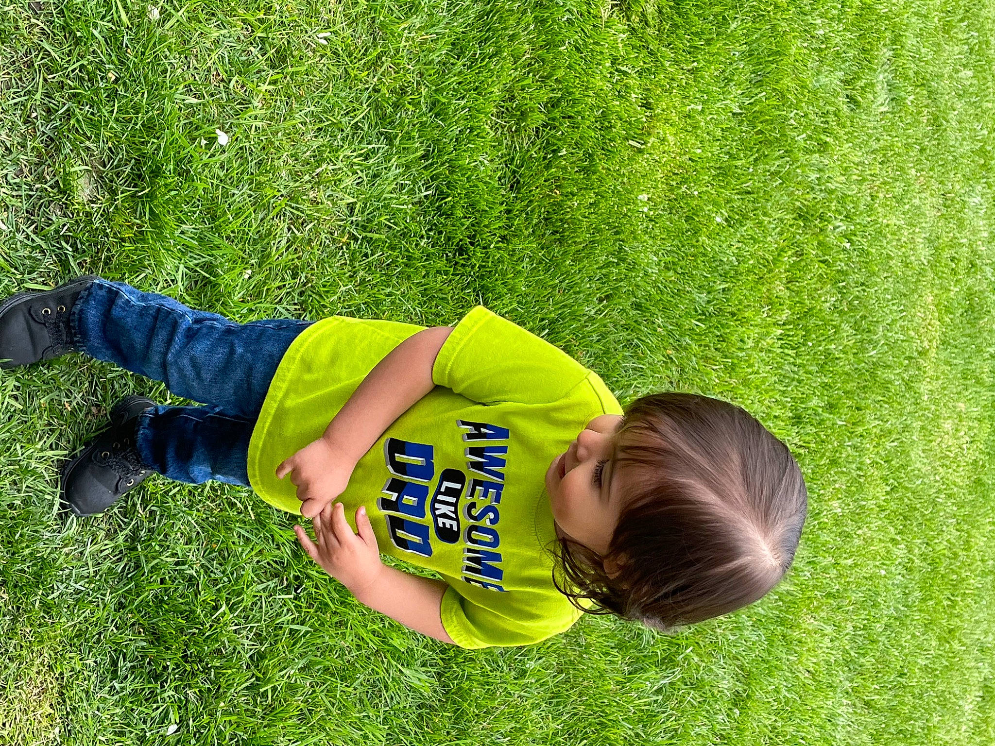 Nicholas Daniel Aguirre is registered to the contest to win money with this photo: baby, baby_toddler_clothing, field, fun, garden, grass, grass_family, grassland, groundcover, happy, lawn, leisure, meadow, people_in_nature, person, plant, shorts, shrub, soil, t_shirt