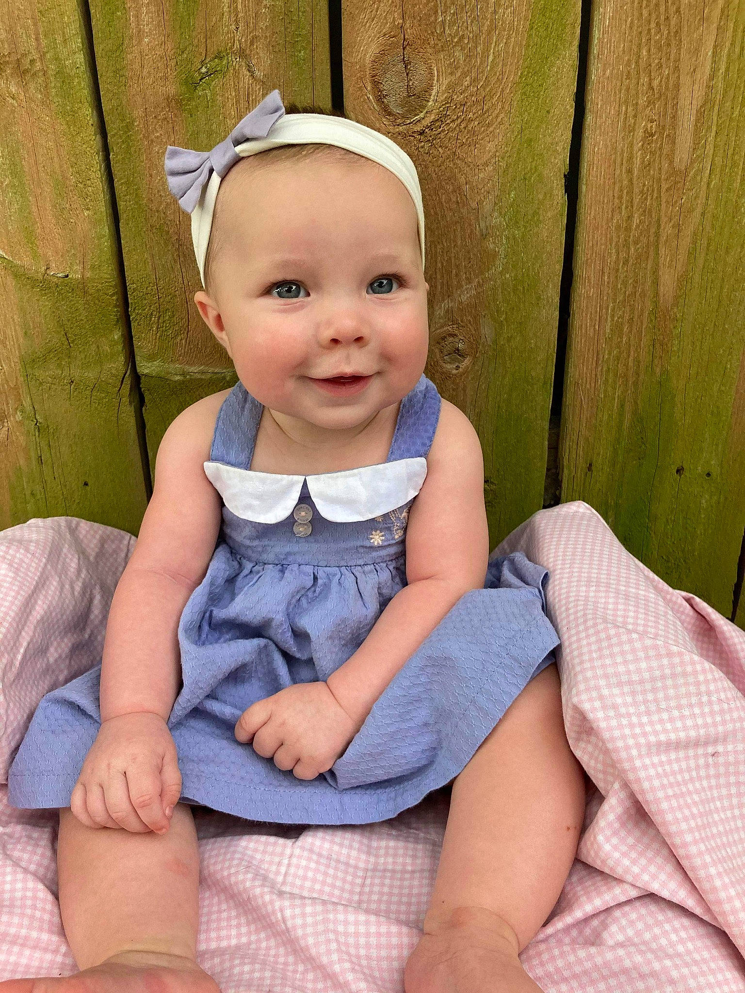 Aubrielle is registered to the contest to win money with this photo: baby, baby_products, baby_toddler_clothing, child, child_model, joy, person, product, sitting, smile, toddler