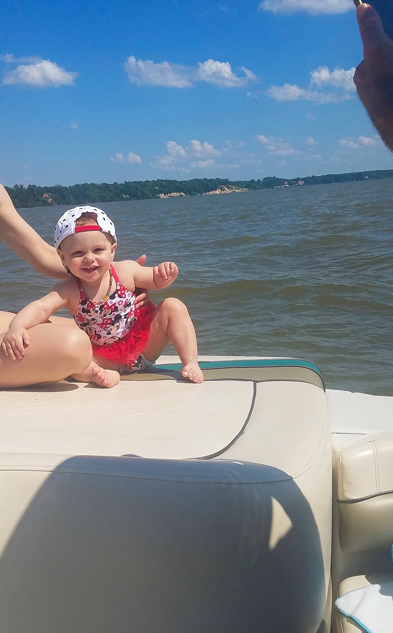 Emilee joined the competition — help win amazing prizes! boat, boating, fun, headwear, holiday, joy, leisure, muscle, ocean, person, recreation, sea, summer, sun_tanning, tourism, vacation, vehicle, water