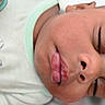 Cannon is registered to the contest to win money with this photo: baby, babywear, child, closeup, clothing, cute, face, infant, nap, newborn, onesie, peace, peaceful, plump_lips, portrait, rest, skin, sleeping, soft, young