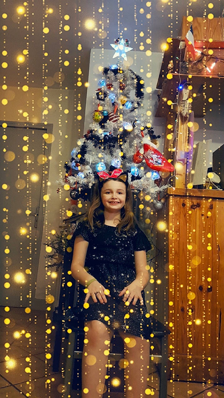 Cylia participe au concours pour gagner de l'argent avec cette photo : christmas, christmas_decoration, christmas_lights, christmas_tree, city, decor, event, fun, holiday, joy, lighting, night, person, tradition, tree, winter