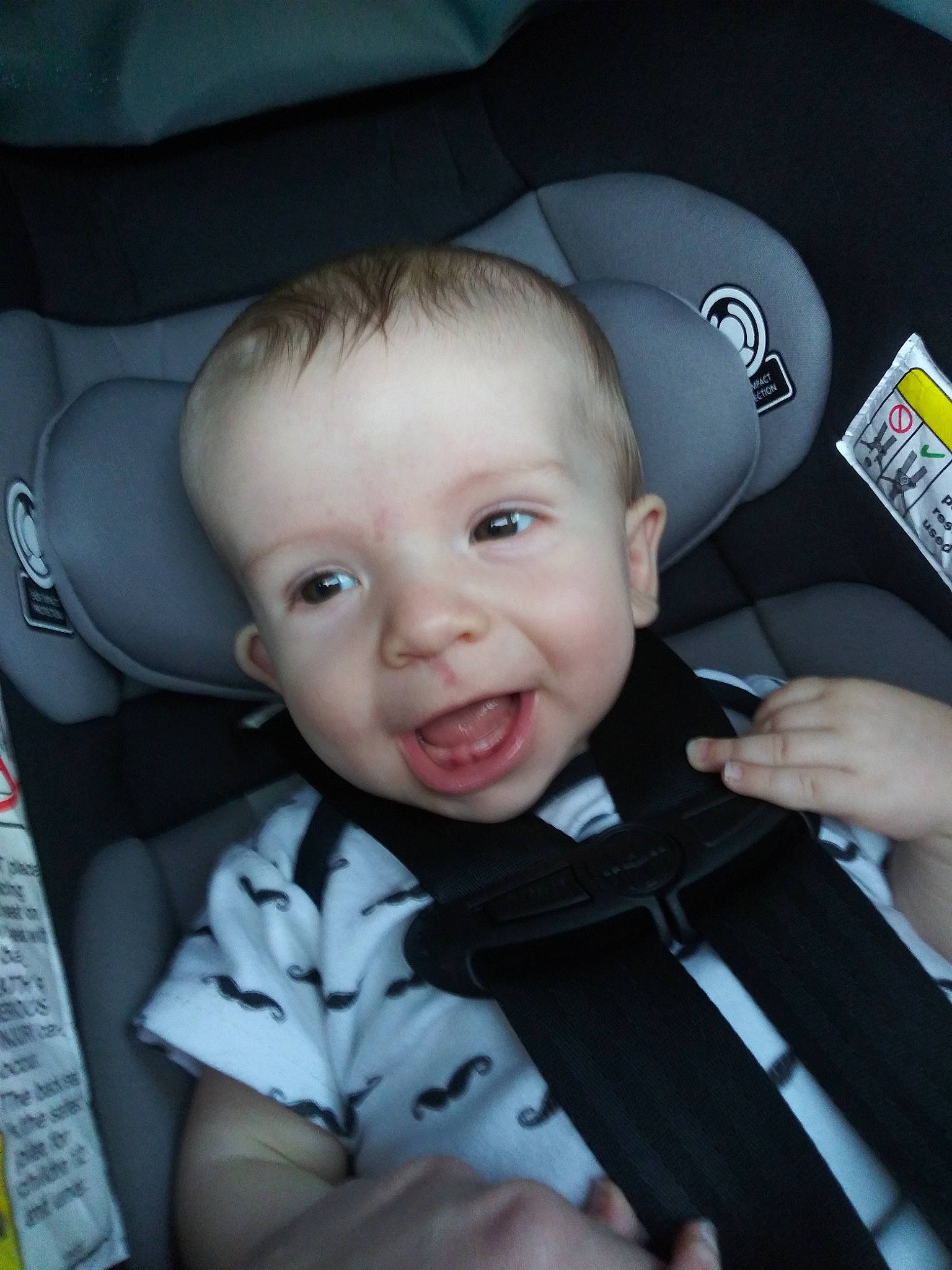 Luke B joined the competition — help win amazing prizes! auto_part, baby, baby_carriage, baby_in_car_seat, baby_products, car_seat, cheek, child, face, head, person, product, skin, smile, toddler