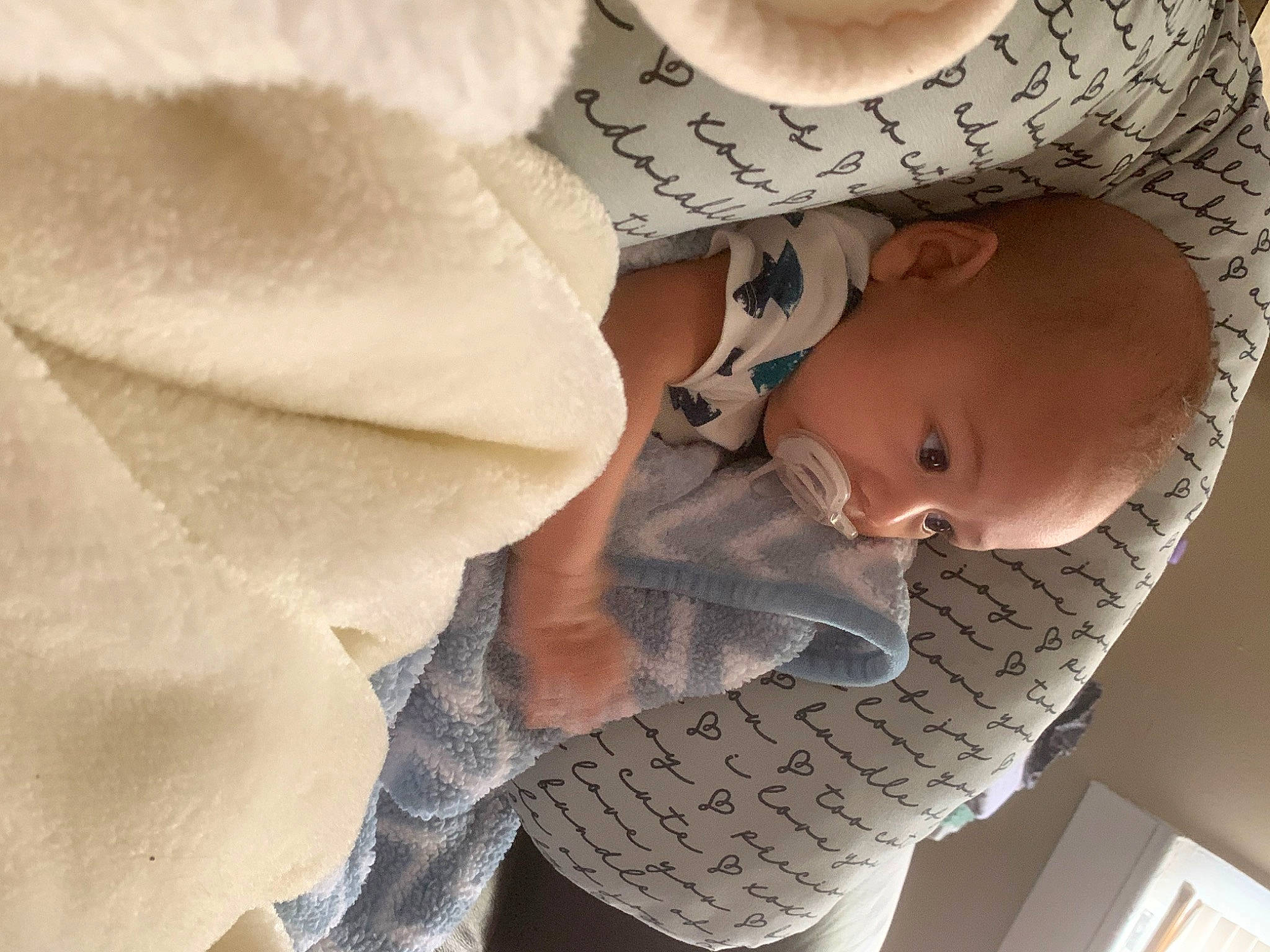 Gary joined the competition — help win amazing prizes! baby, baby_products, baby_sleeping, baby_toddler_clothing, cheek, child, comfort, eye, eyelash, face, finger, headgear, human, human_body, linens, lip, person, skin, sleeve, toddler