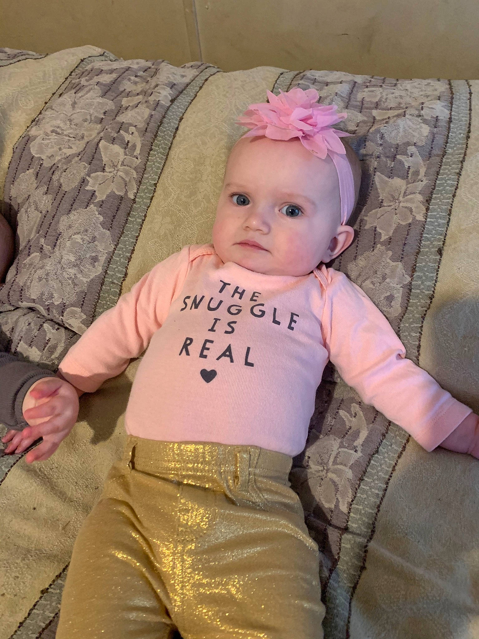 Chloe joined the competition — help win amazing prizes! baby, baby_products, baby_toddler_clothing, child, headwear, person, pink, skin, toddler