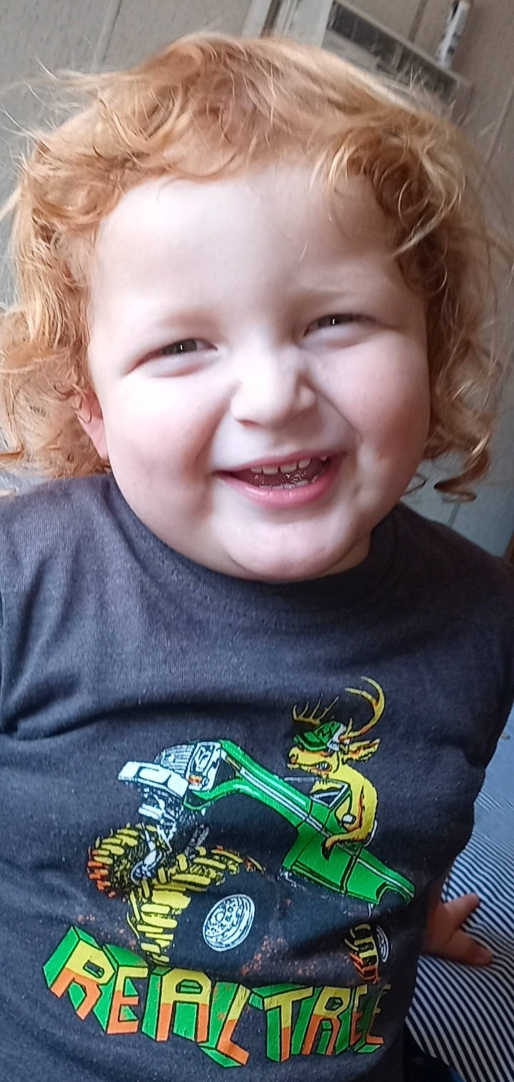 Levi Michael joined the competition — help win amazing prizes! cheek, child, chin, cool, eye, face, facial_expression, fictional_character, forehead, happy, joy, laugh, mouth, nose, organ, person, photography, smile, t_shirt, toddler