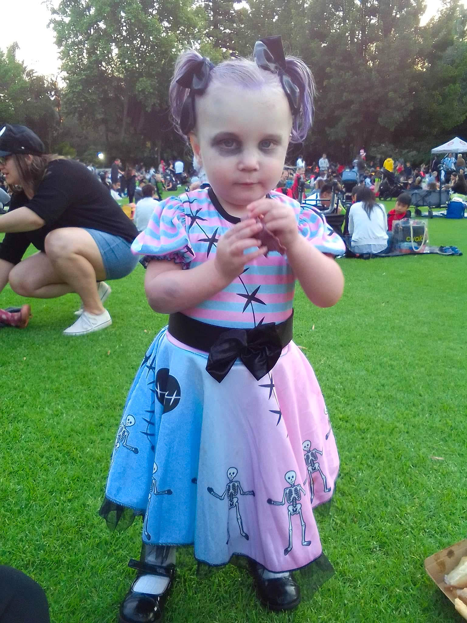 Ava joined the competition — help win amazing prizes! child, dress, event, fun, grass, lawn, person, recreation, style, summer, toddler, world