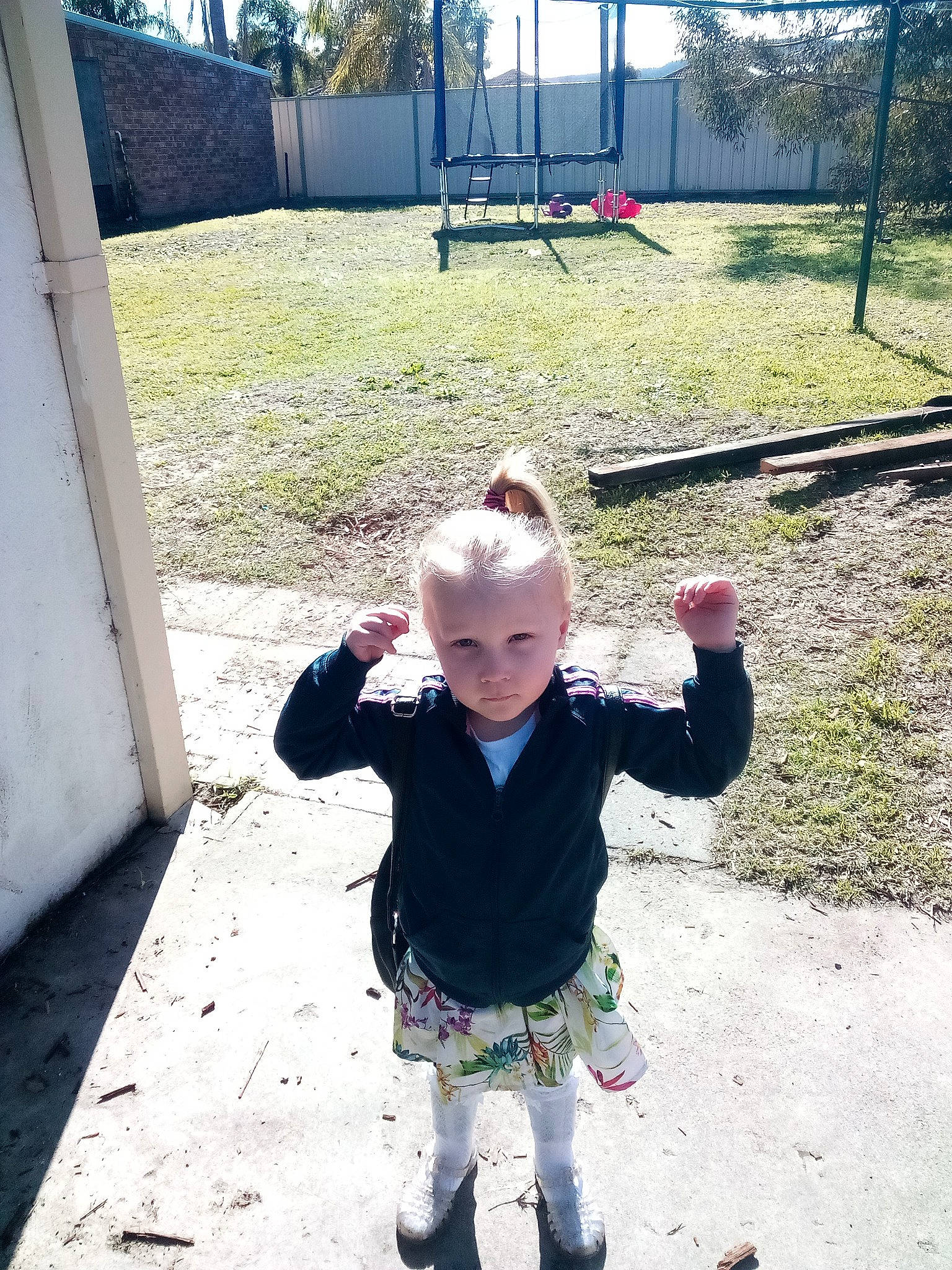 Ava joined the competition — help win amazing prizes! child, fun, grass, leg, person, plant, play, recreation, toddler, tree, vacation