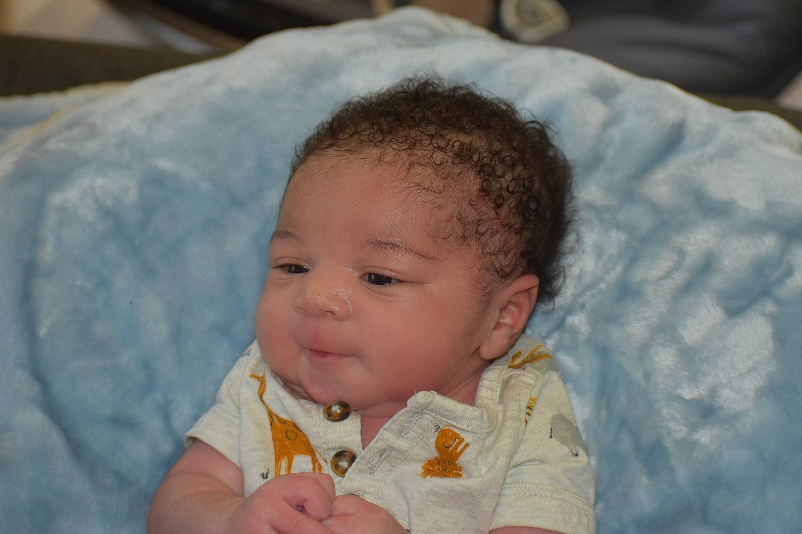 Elias joined the competition — help win amazing prizes! baby, baby_toddler_clothing, cheek, child, close_up, comfort, event, eye, eyelash, face, fun, happy, iris, linens, lip, mouth, nose, person, portrait_photography, skin