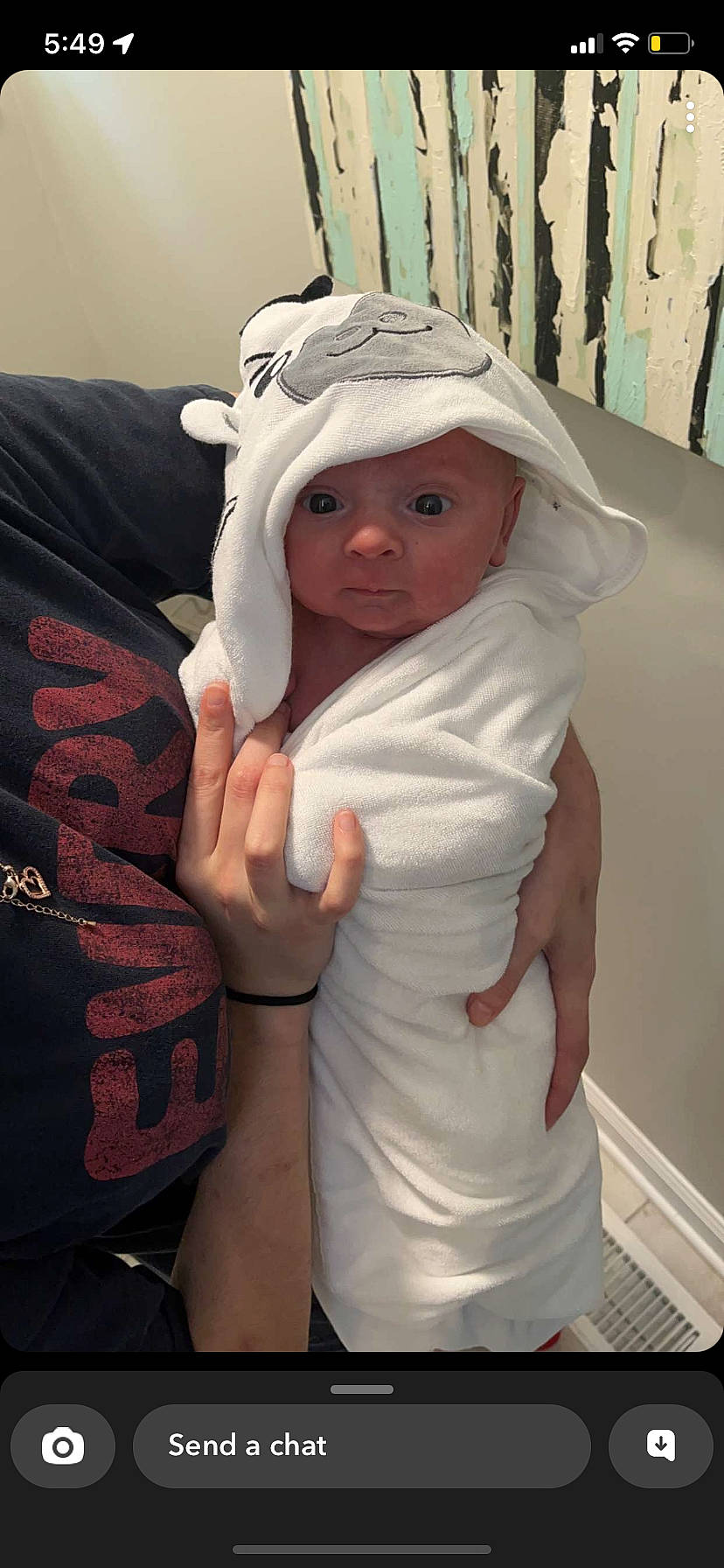 Kooper joined the competition — help win amazing prizes! baby, baby_toddler_clothing, bridal_accessory, cap, child, comfort, dress, eye, eyelash, fashion_accessory, gesture, happy, headgear, headpiece, headwear, linens, person, sleeve, smile, toddler