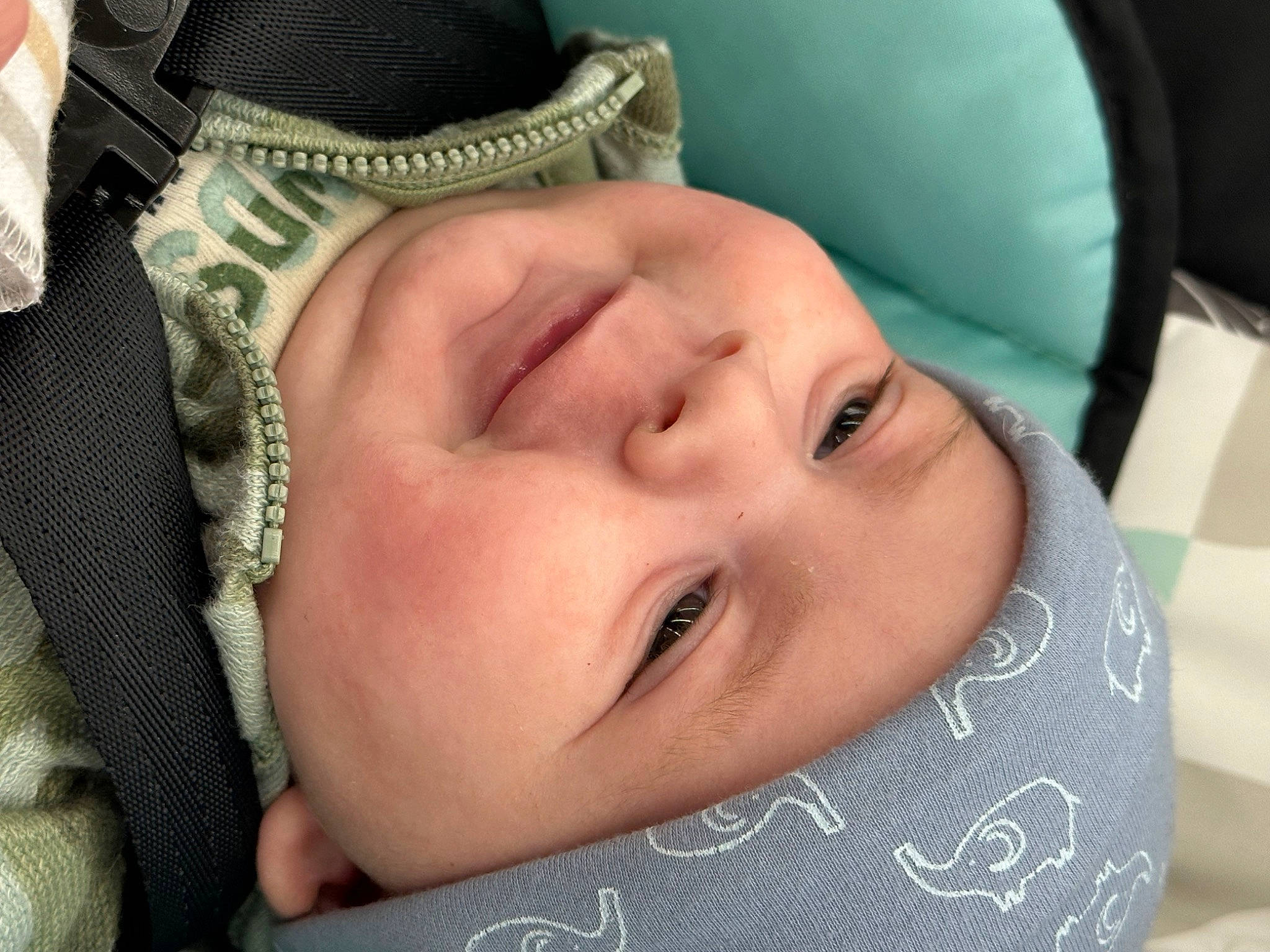 Jayden is registered to the contest to win money with this photo: baby, cheek, child, comfort, eyebrow, eyelash, fedora, happy, hat, head, headgear, headwear, iris, lip, mouth, neck, nose, person, skin, smile