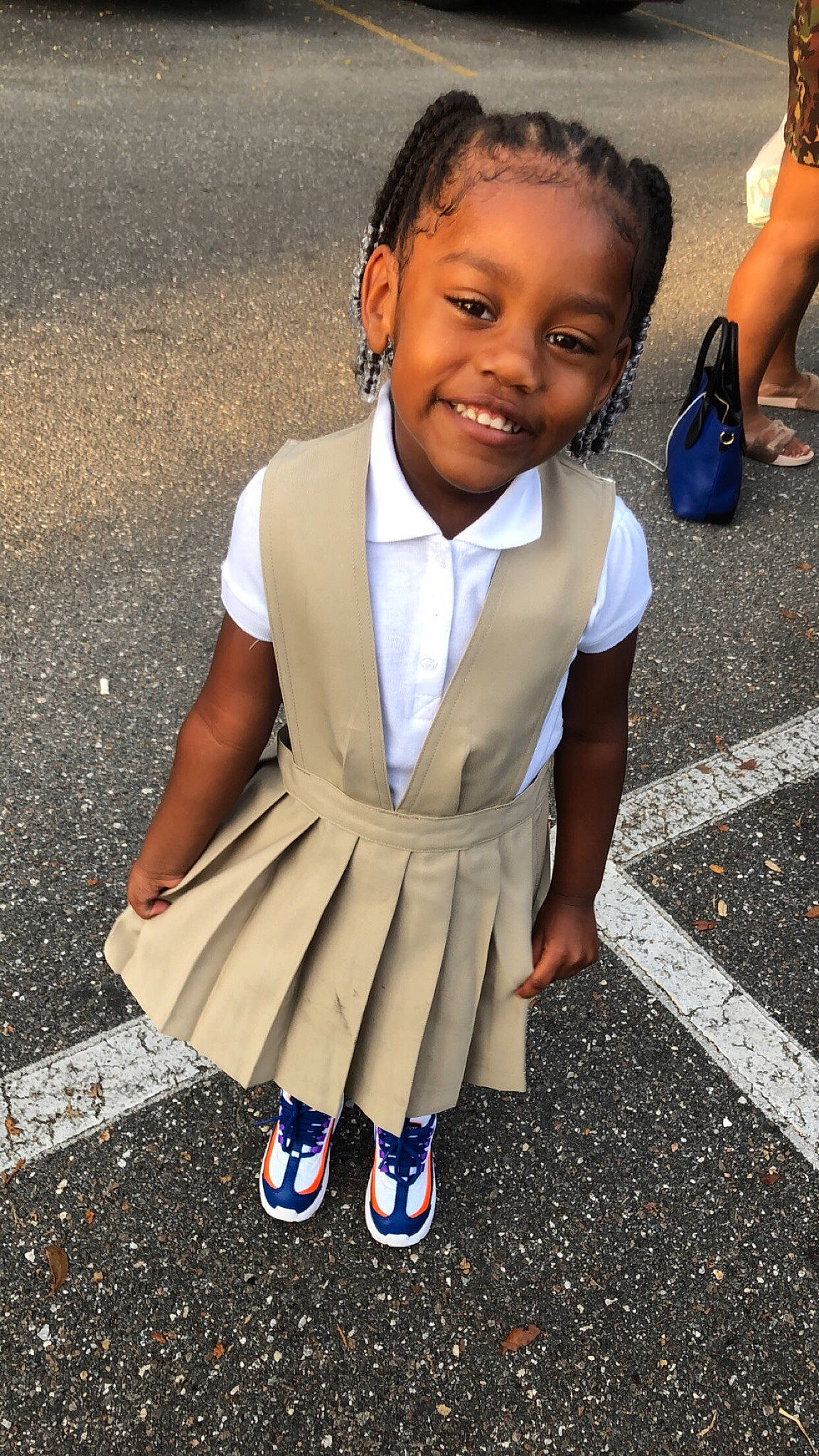 Janelle is registered to the contest to win money with this photo: child, facial_expression, fun, girl, happiness, human, joy, people, person, skin, smile, snapshot, standing, temple, toddler, vacation