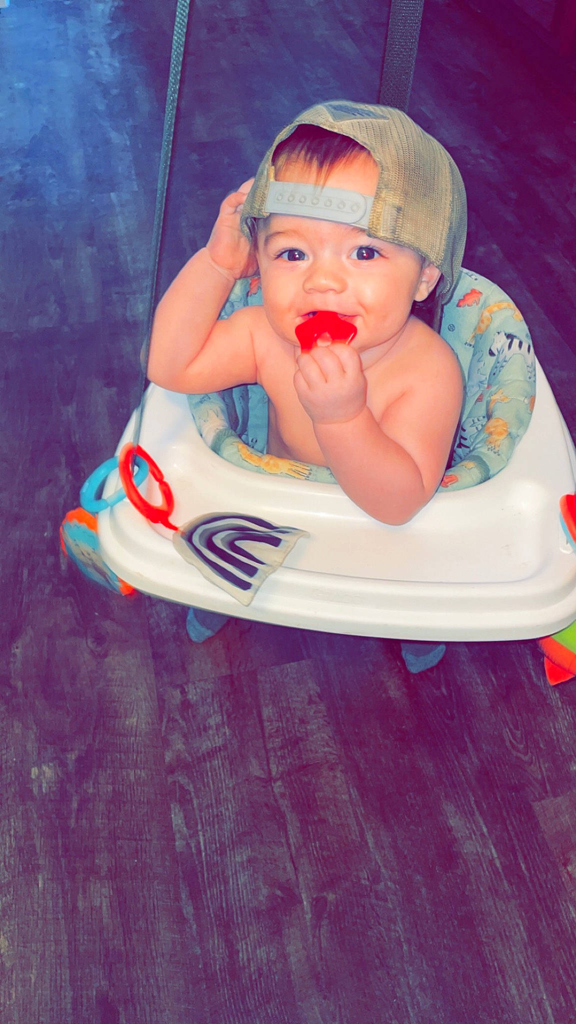 Waylen joined the competition — help win amazing prizes! baby, baby_products, baby_toddler_clothing, bathing, carmine, child, comfort, electric_blue, eyewear, fun, happy, headwear, leisure, nail, person, personal_protective_equipment, play, recreation, sitting, thumb