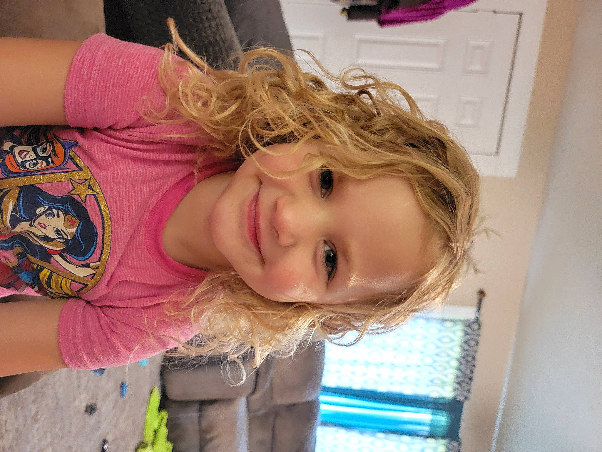 Ellie joined the competition — help win amazing prizes! bangs, blond, brown_hair, cheek, child, chin, eye, eyelash, fun, happy, iris, joy, lip, long_hair, mouth, nose, person, shoulder, skin, smile