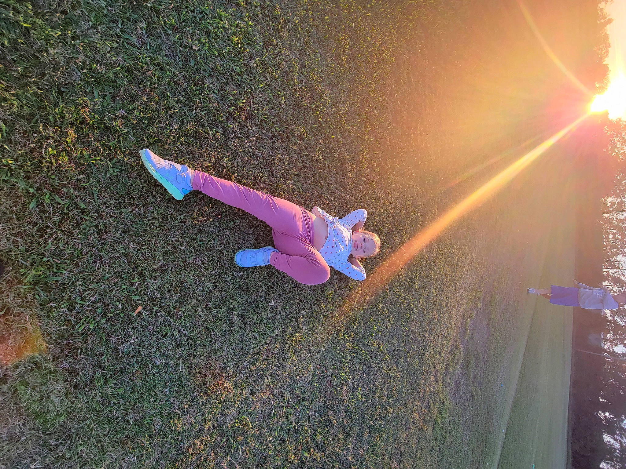 Ellie joined the competition — help win amazing prizes! adventure, asphalt, electric_blue, fun, grass, landscape, leaf, leisure, lens_flare, magenta, nature, people_in_nature, person, recreation, road_surface, sky, slope, soil, space, sunlight