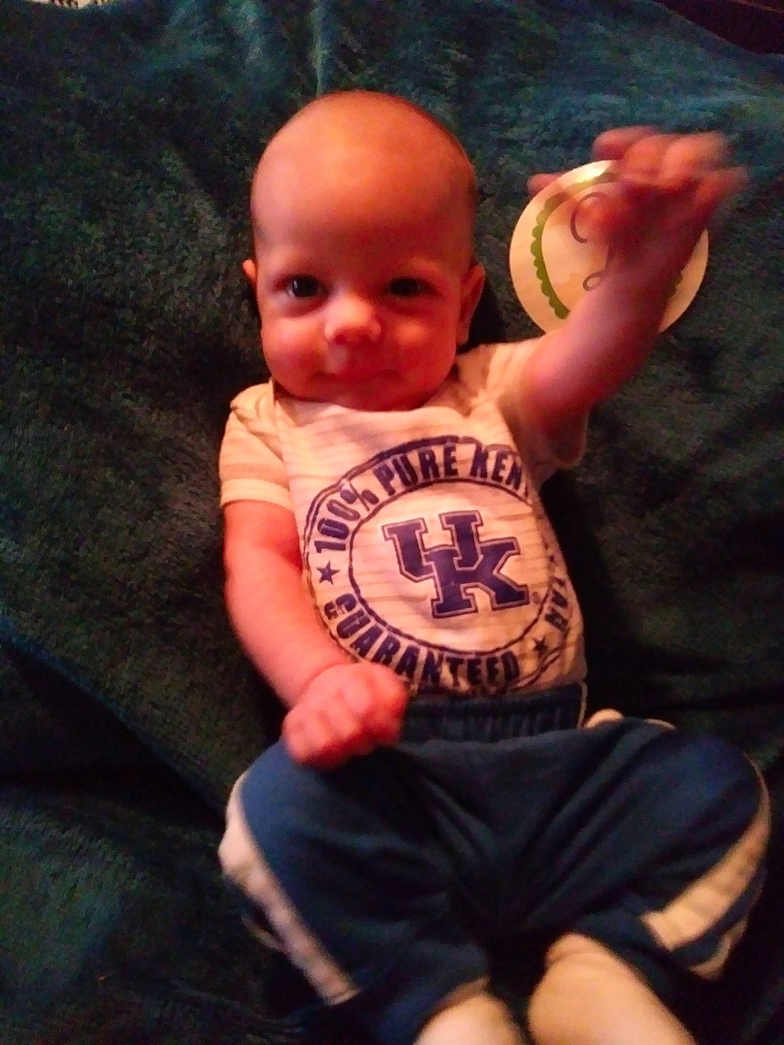 Michael joined the competition — help win amazing prizes! arm, baby, cheek, child, cool, finger, hand, muscle, person, thumb, toddler