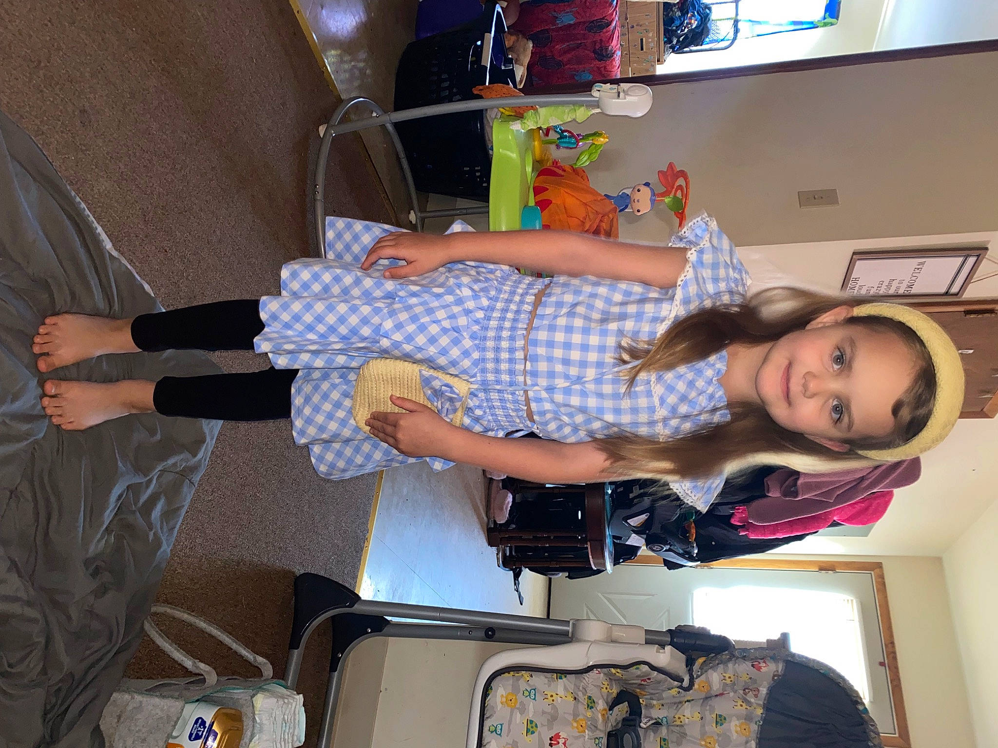 Kaileigh is registered to the contest to win money with this photo: fun, home_appliance, human_leg, joy, machine, person, picture_frame, room, smile, television, thigh