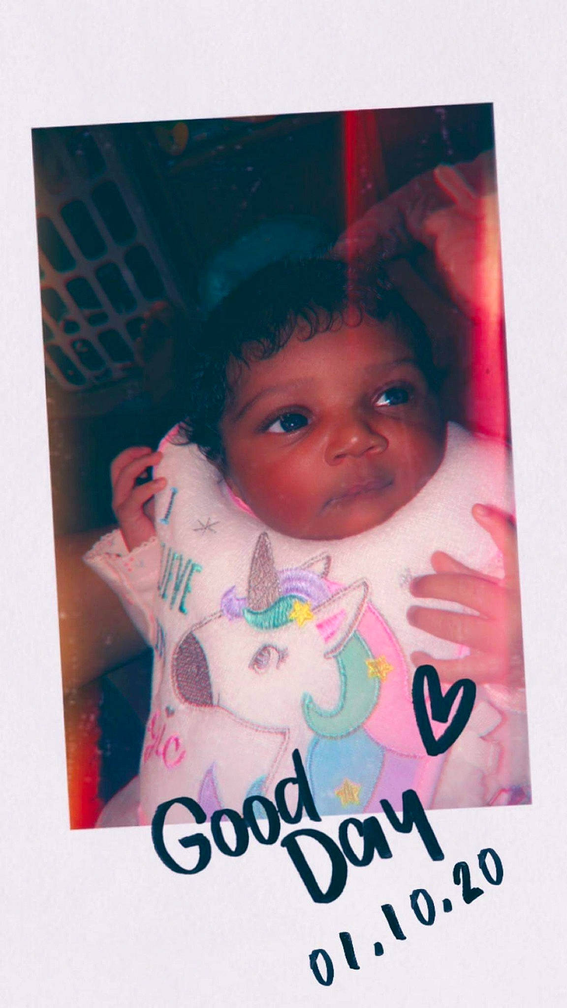 Journee joined the competition — help win amazing prizes! art, child, magenta, person, pink, text, toddler