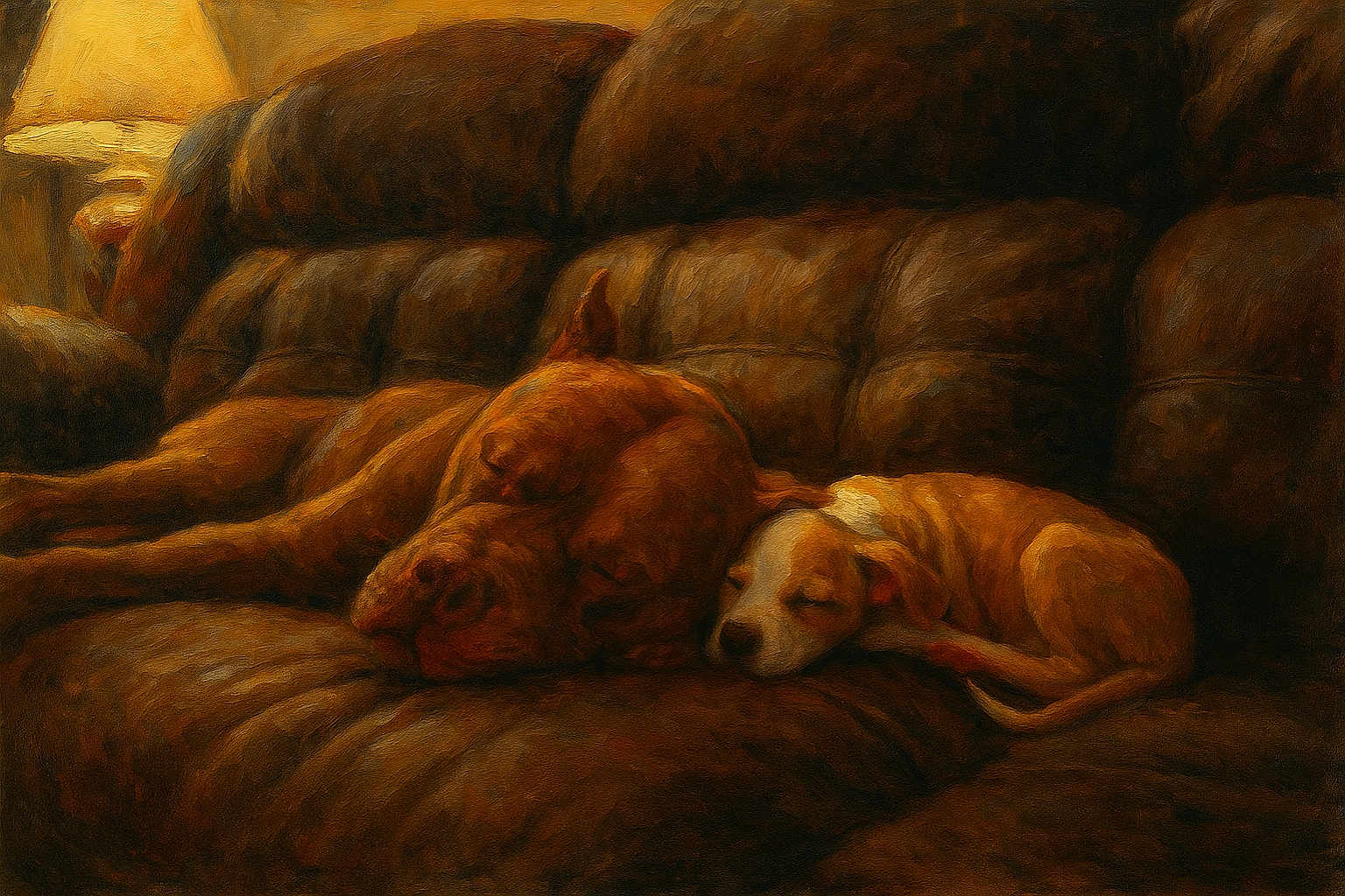 Meat And Ozzy joined the competition — help win amazing prizes! dog, sleeping, couch, brown, cozy, pet, resting, indoor, animal, companion, fur, relaxation, friendship, furniture, domestic, warm_lighting, snuggling, comfort, nap, leisure