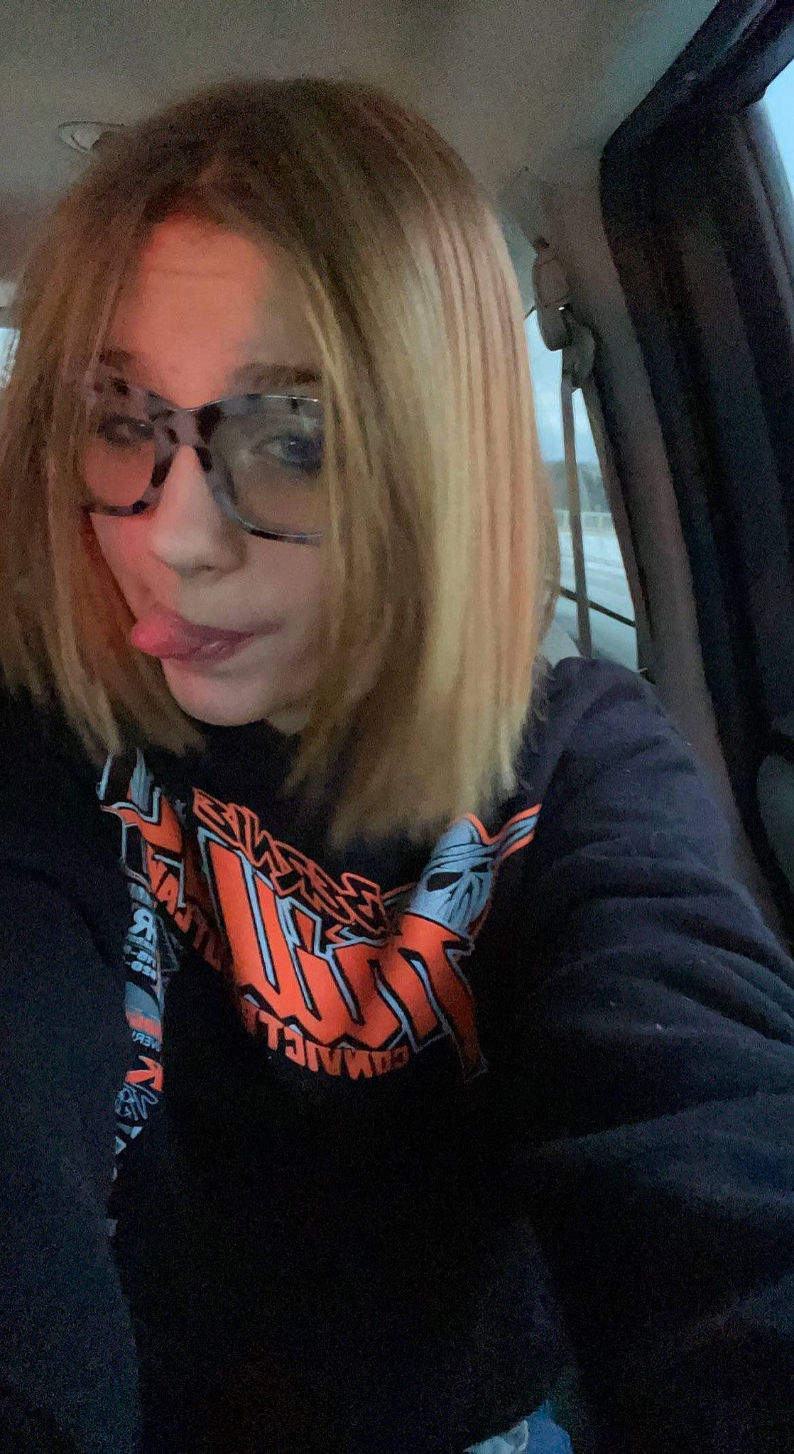 Melany joined the competition — help win amazing prizes! bangs, beauty, brown_hair, chin, cool, electric_blue, eyebrow, eyewear, fun, glasses, goggles, hair, human, layered_hair, lip, long_hair, mouth, person, street_fashion, sunglasses